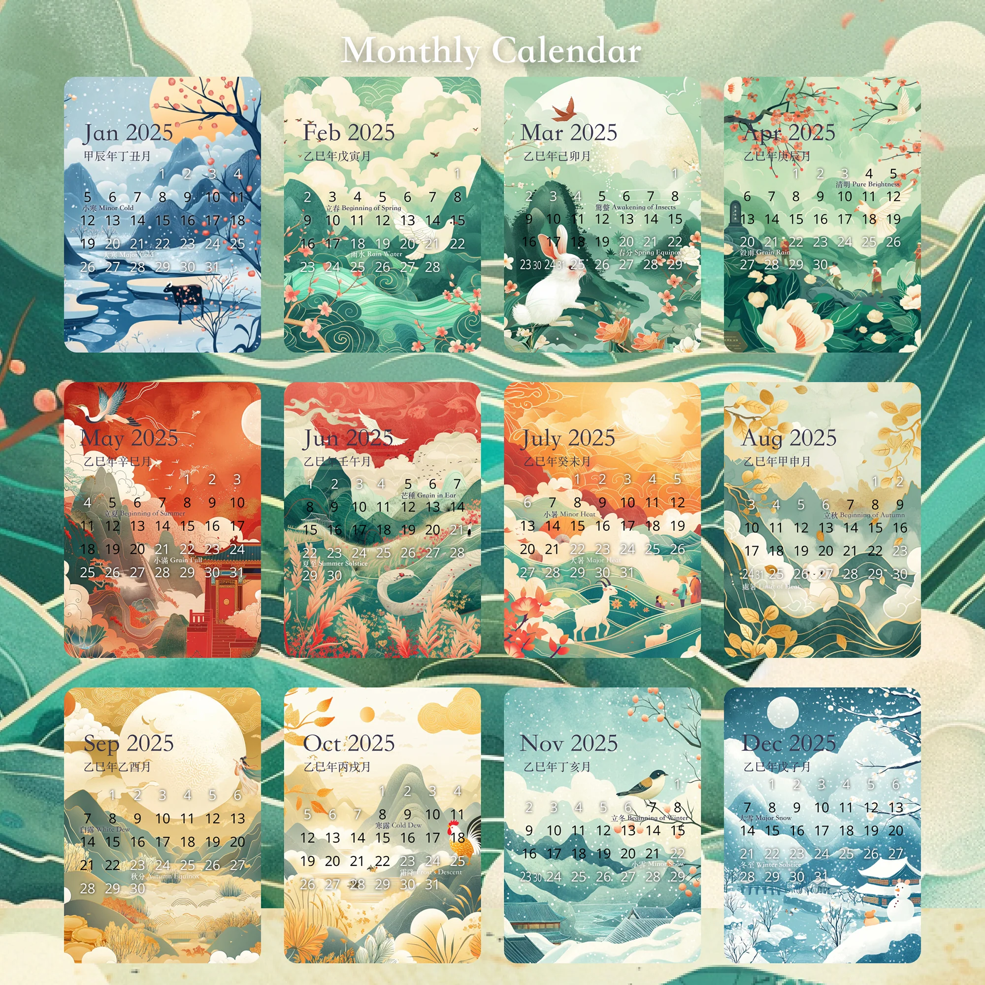 Solar Terms Playing Cards - Image 16