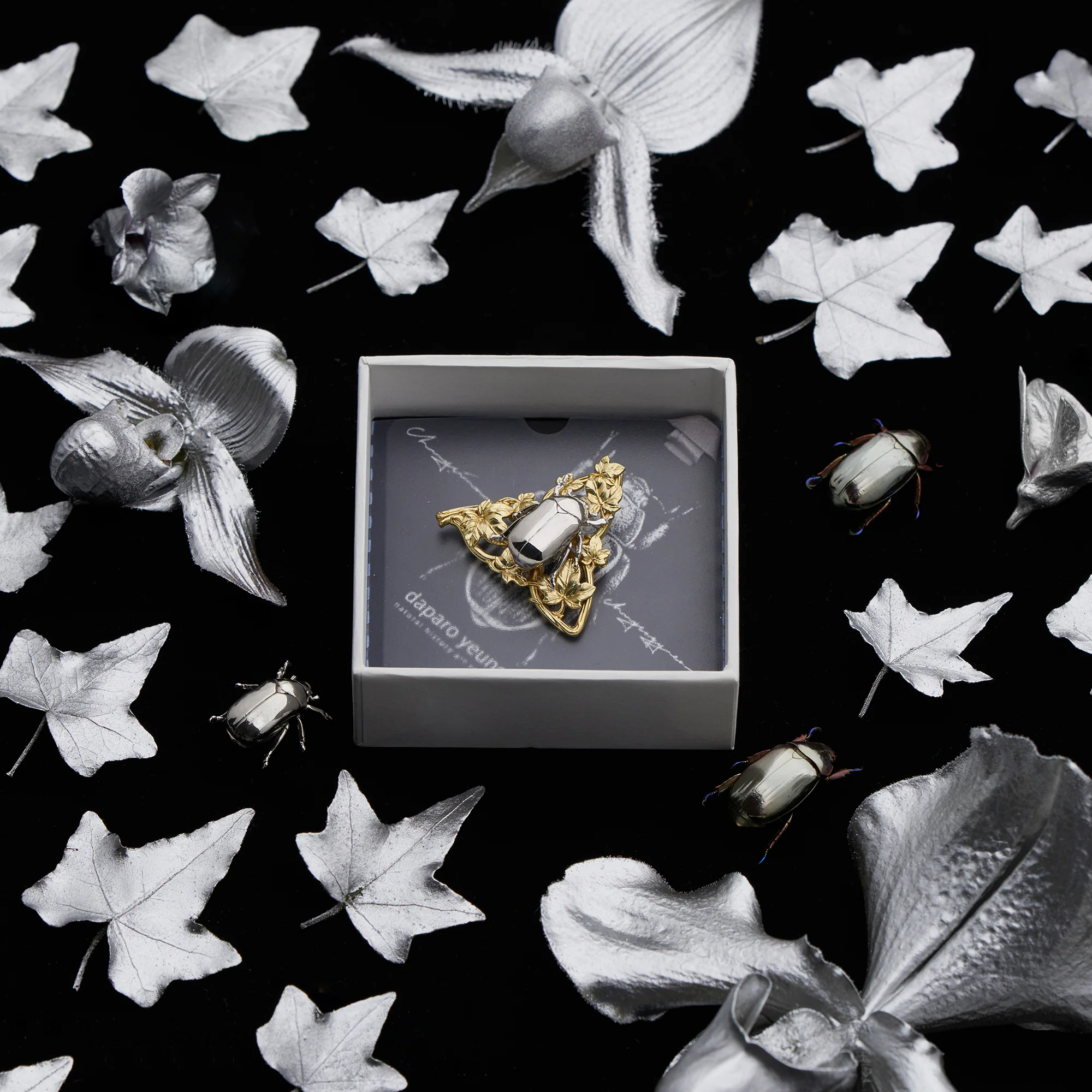 daparo 3D Copper Pins "Jewel Scarabs" - Image 5