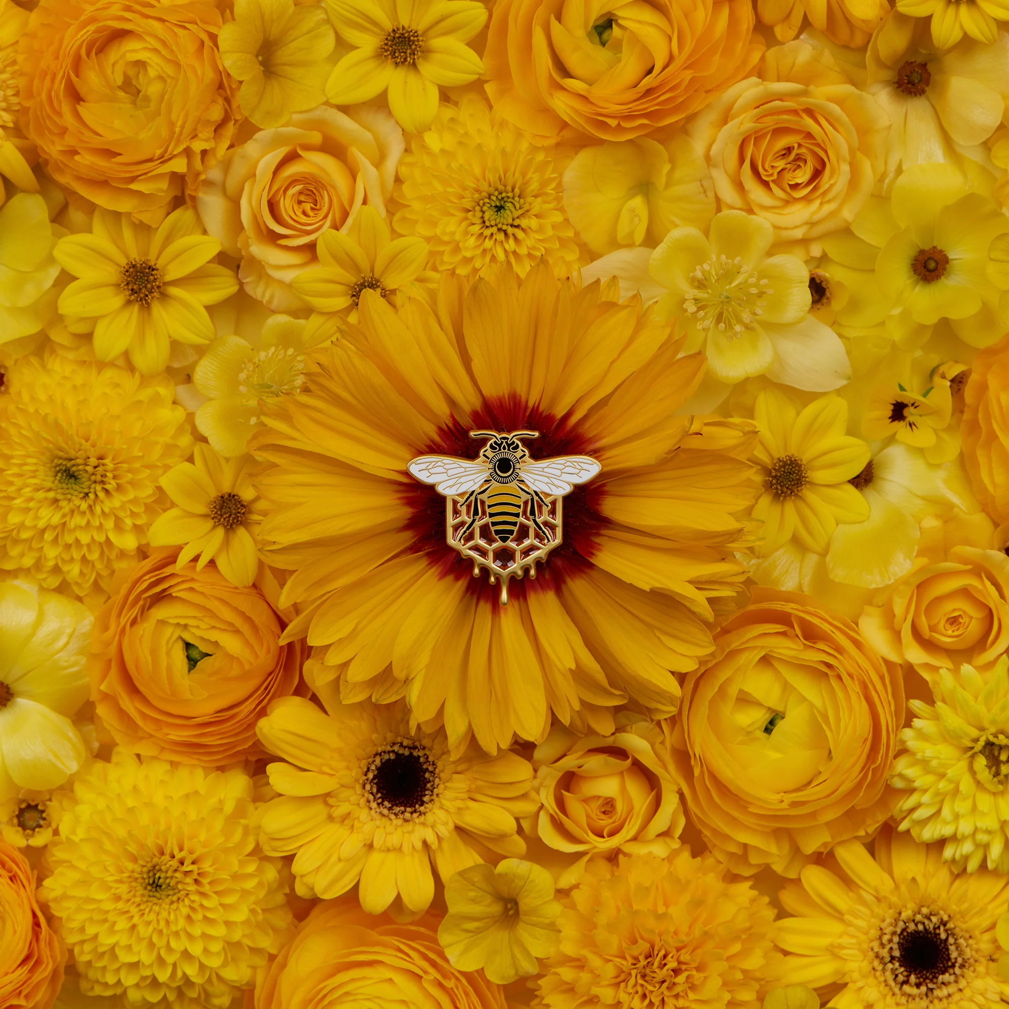 daparo Enamel Pins "Eastern Honey Bee" - Image 3