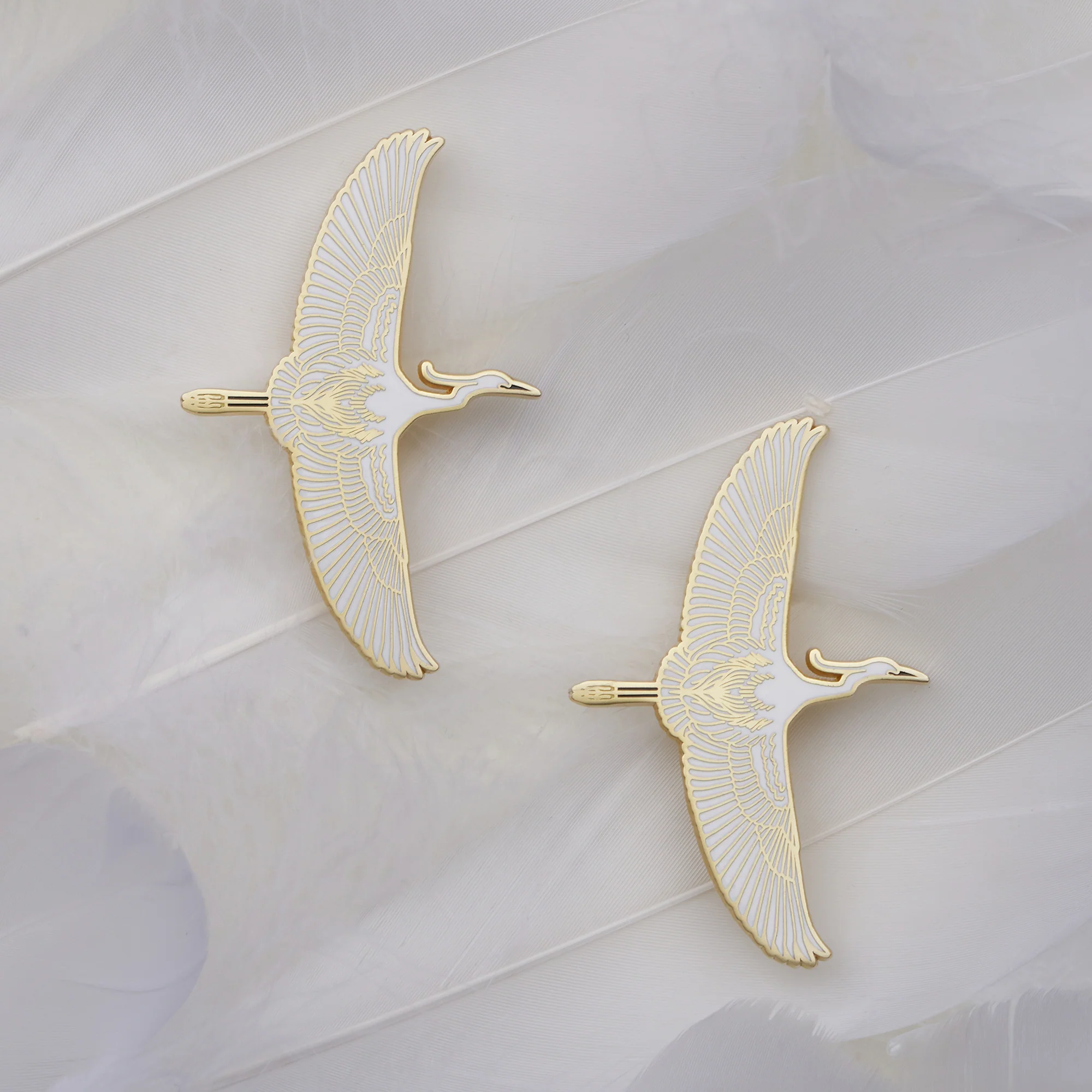 daparo Enamel Pins "Little Egret" - Image 3