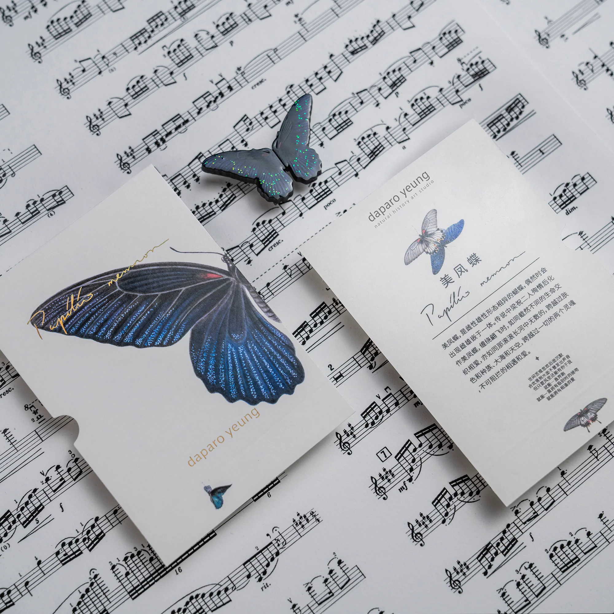 daparo Enamel Pins "The Butterfly Lovers" - Image 4