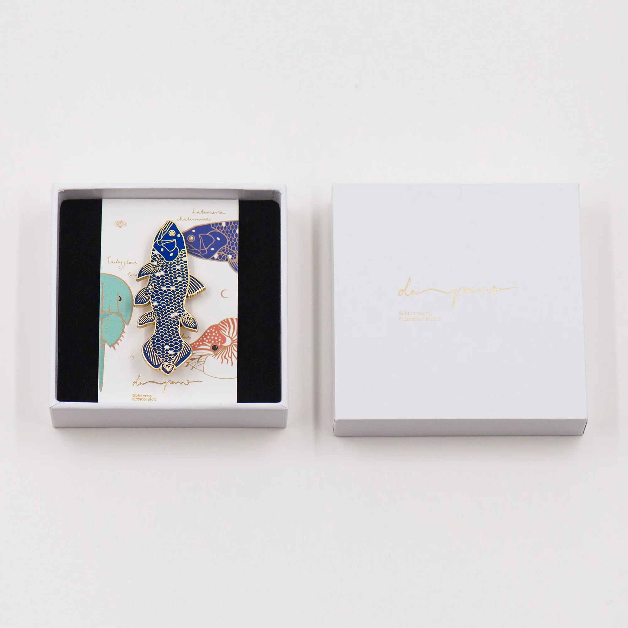 daparo Enamel Pins "West Indian Ocean Coelacanth" - Image 3