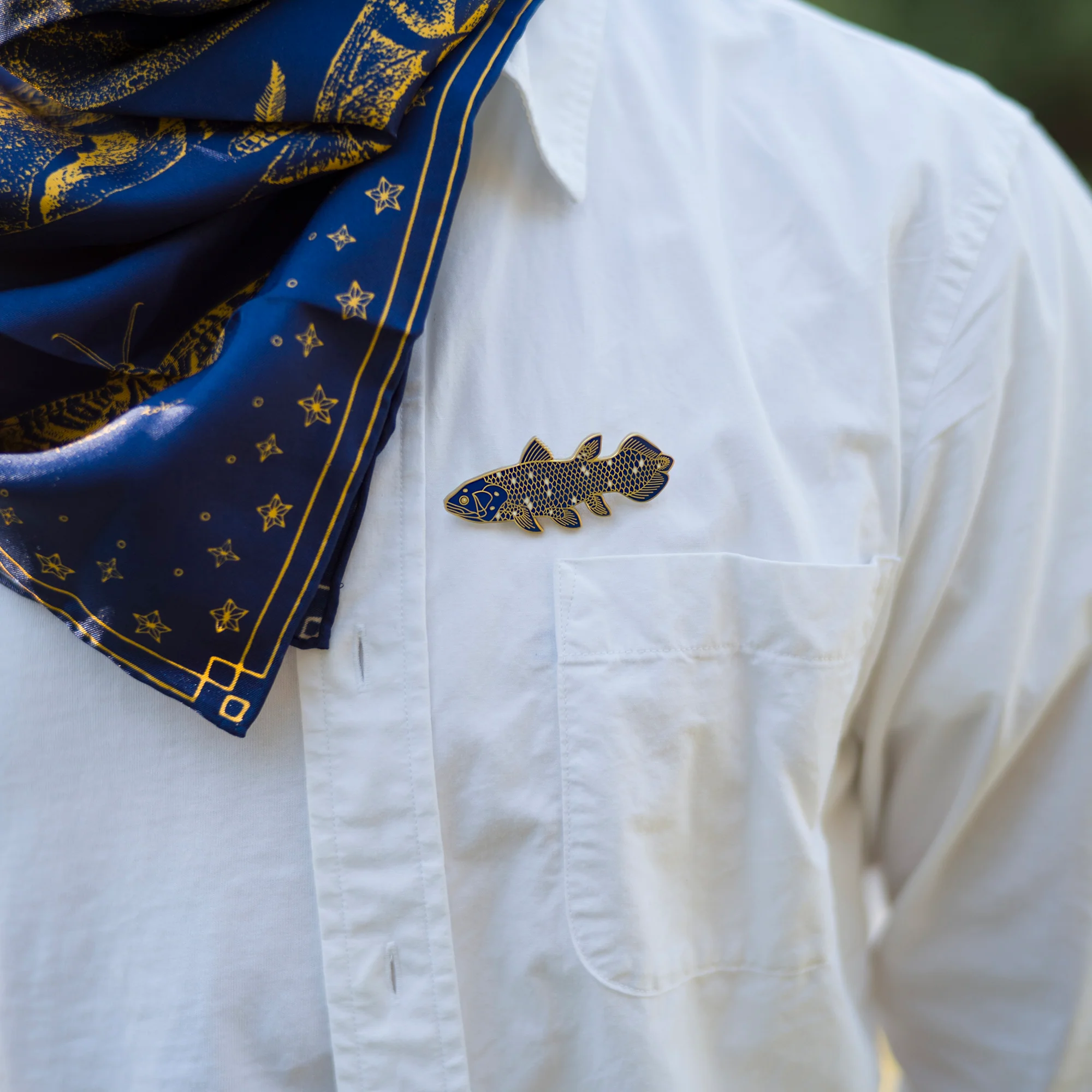 daparo Enamel Pins "West Indian Ocean Coelacanth" - Image 4