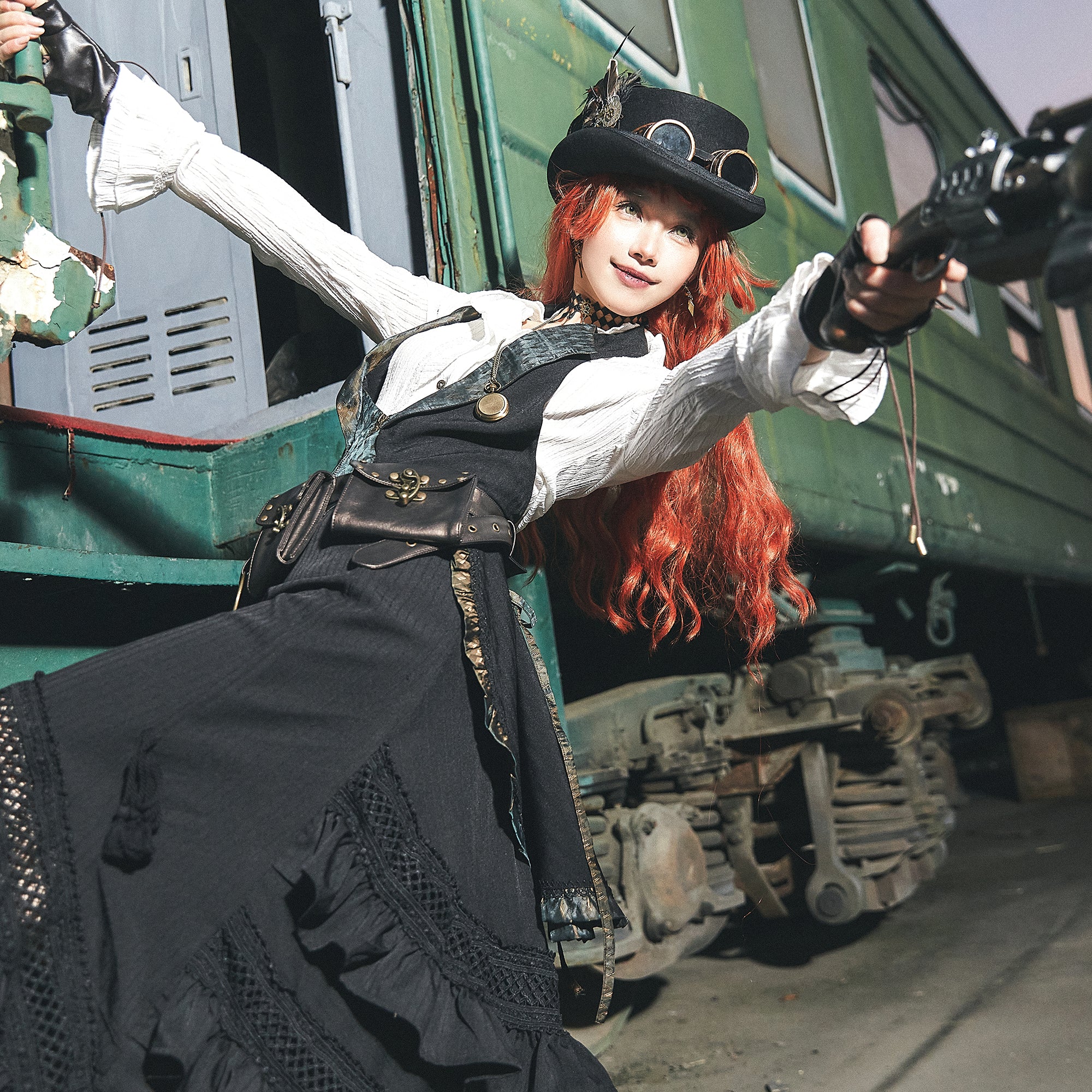 Jacquard's Utility Belt with Pouches Handcrafted Steampunk Waist Accessory - Image 4