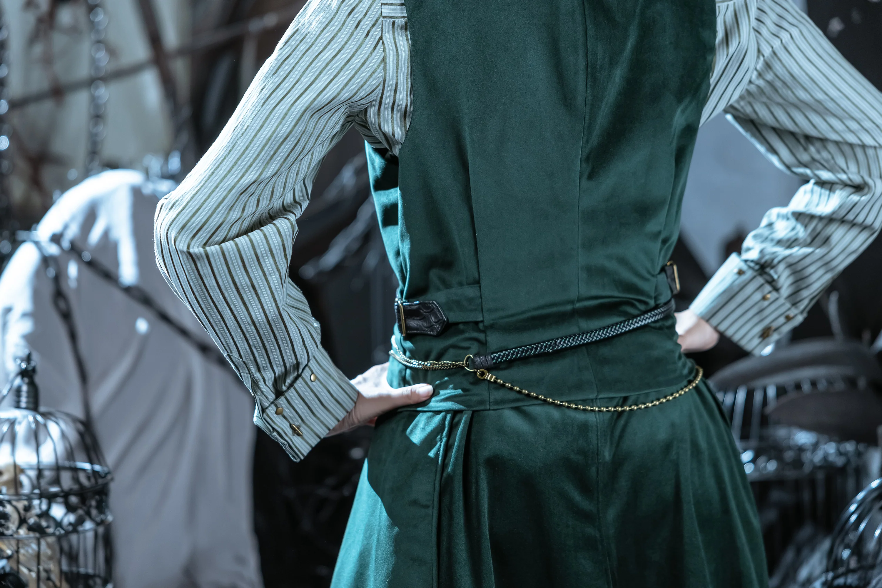 Lord of Mysteries Amon Series Handcrafted Steampunk Waist Chain - Image 3