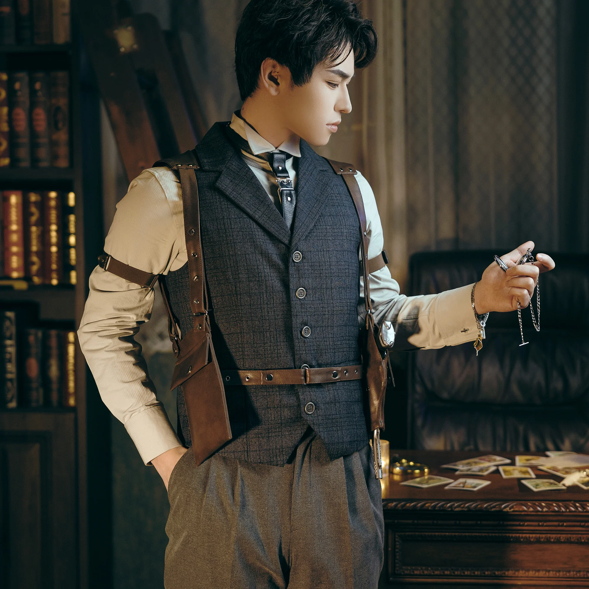 Lord of Mysteries Klein Series Handcrafted Steampunk Quartz Pocket Watch - Image 4