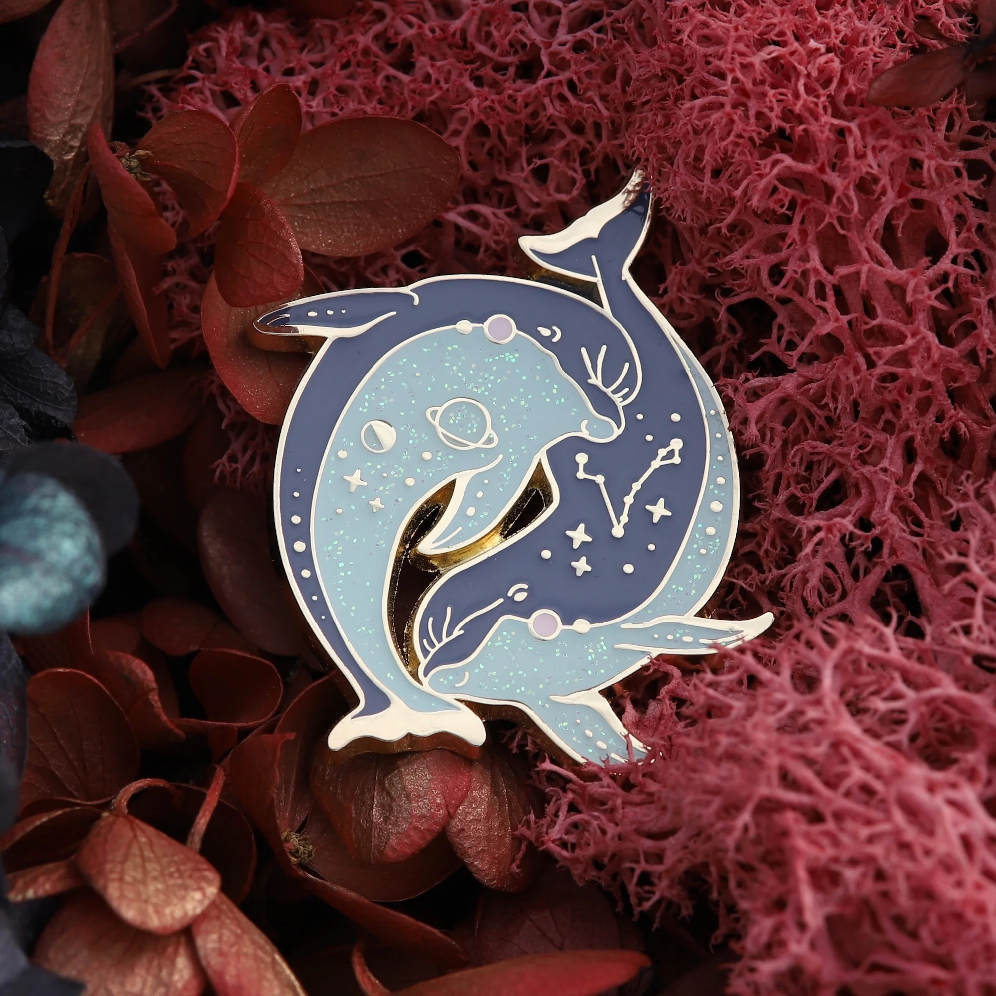 Marine Zodiac Enamel Pins - Image 3