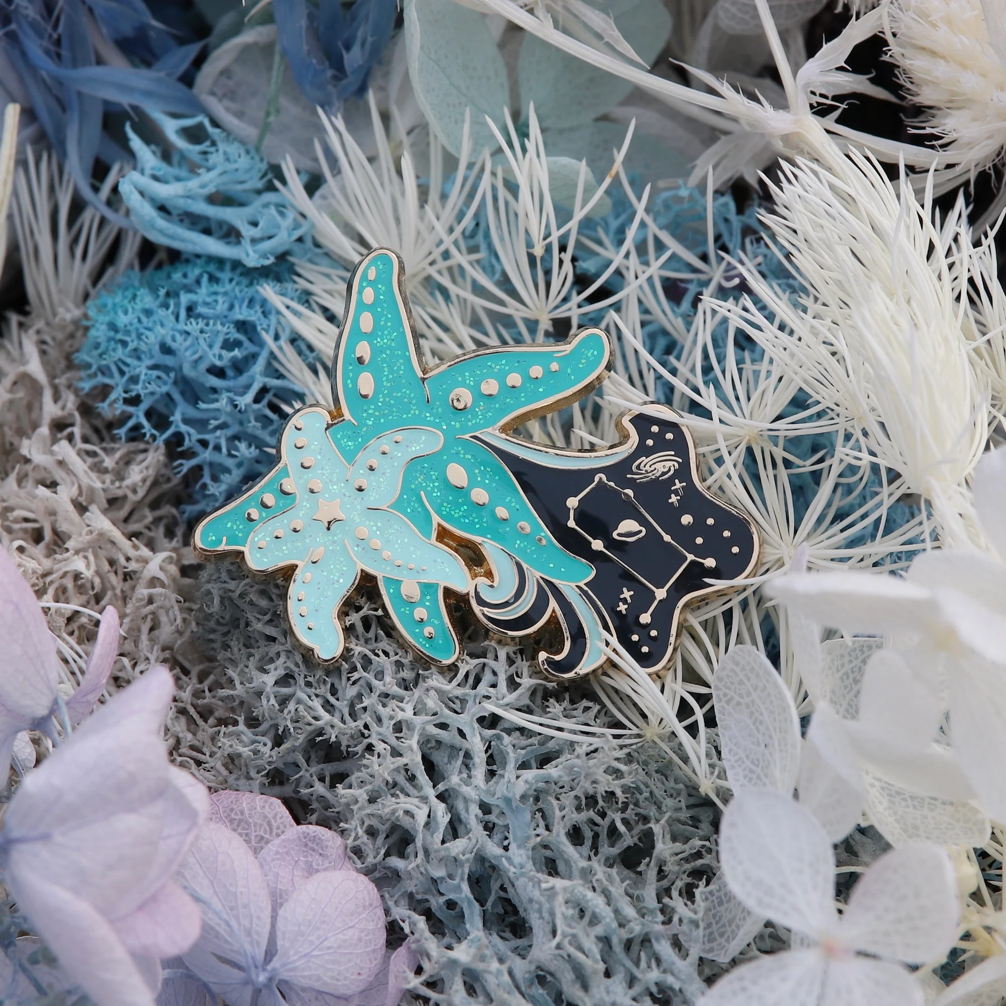 Marine Zodiac Enamel Pins - Image 6