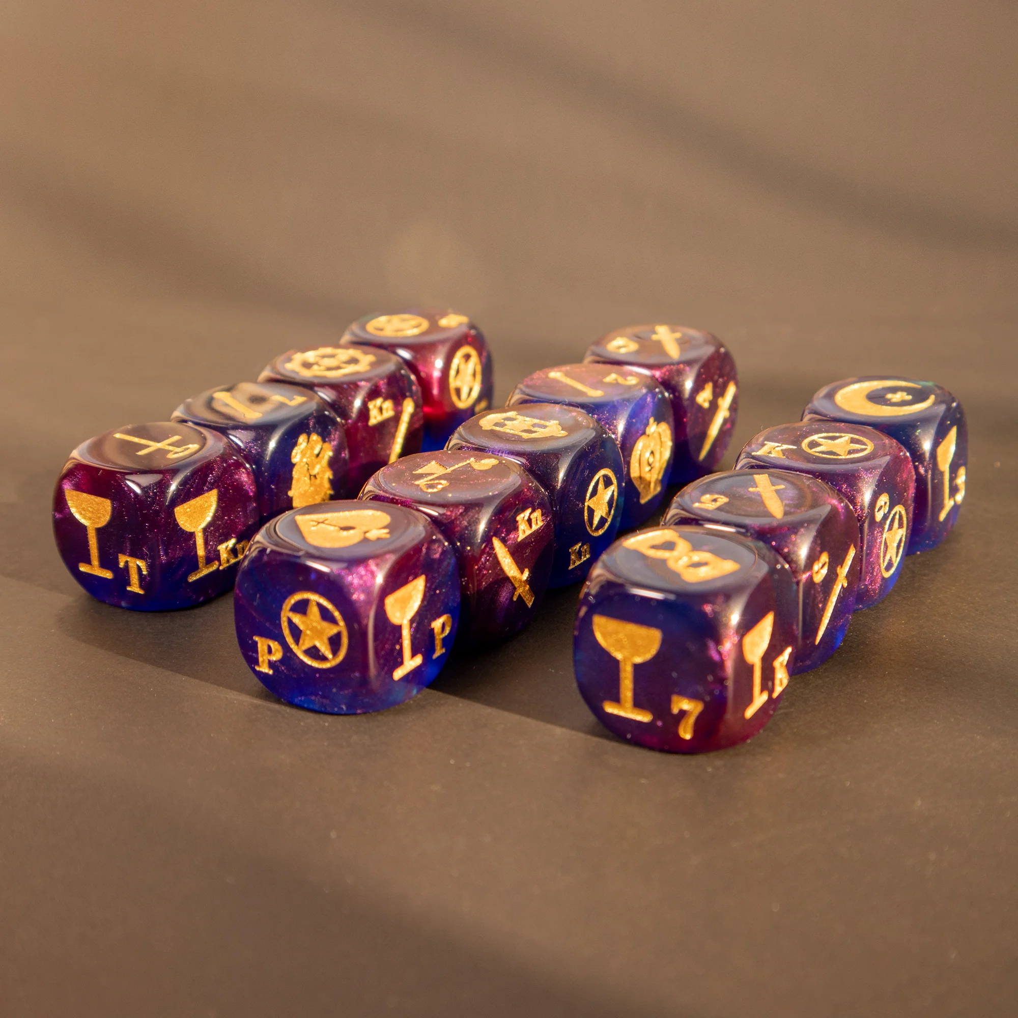 Ragnarok Tarot Dice "Sunset Sea" - Image 3