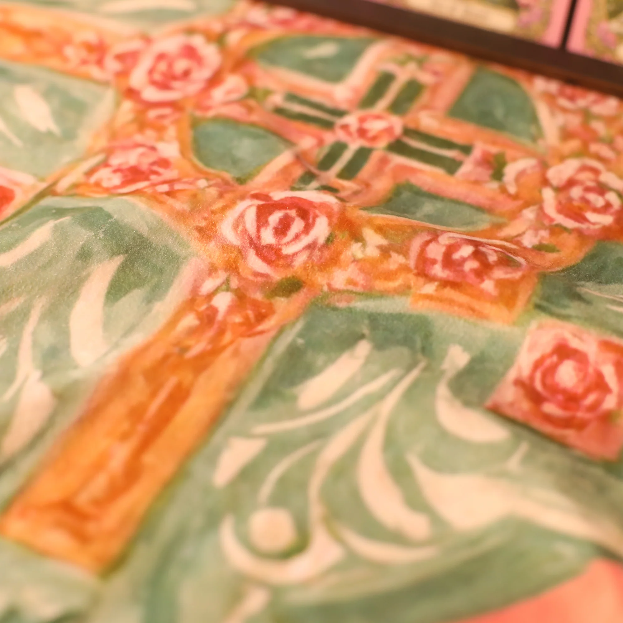 Renaissance Fantasy Tarot Cloth "Rose Cross" - Image 3