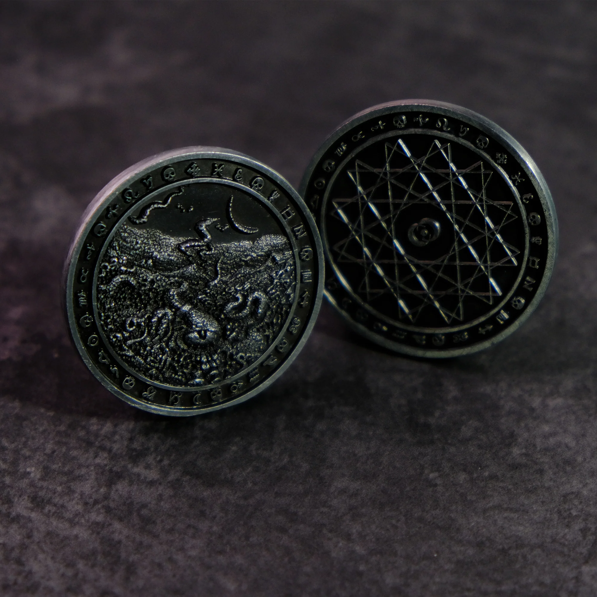 Shadowborn Dark Fantasy Collectible Metal Coins - Image 3
