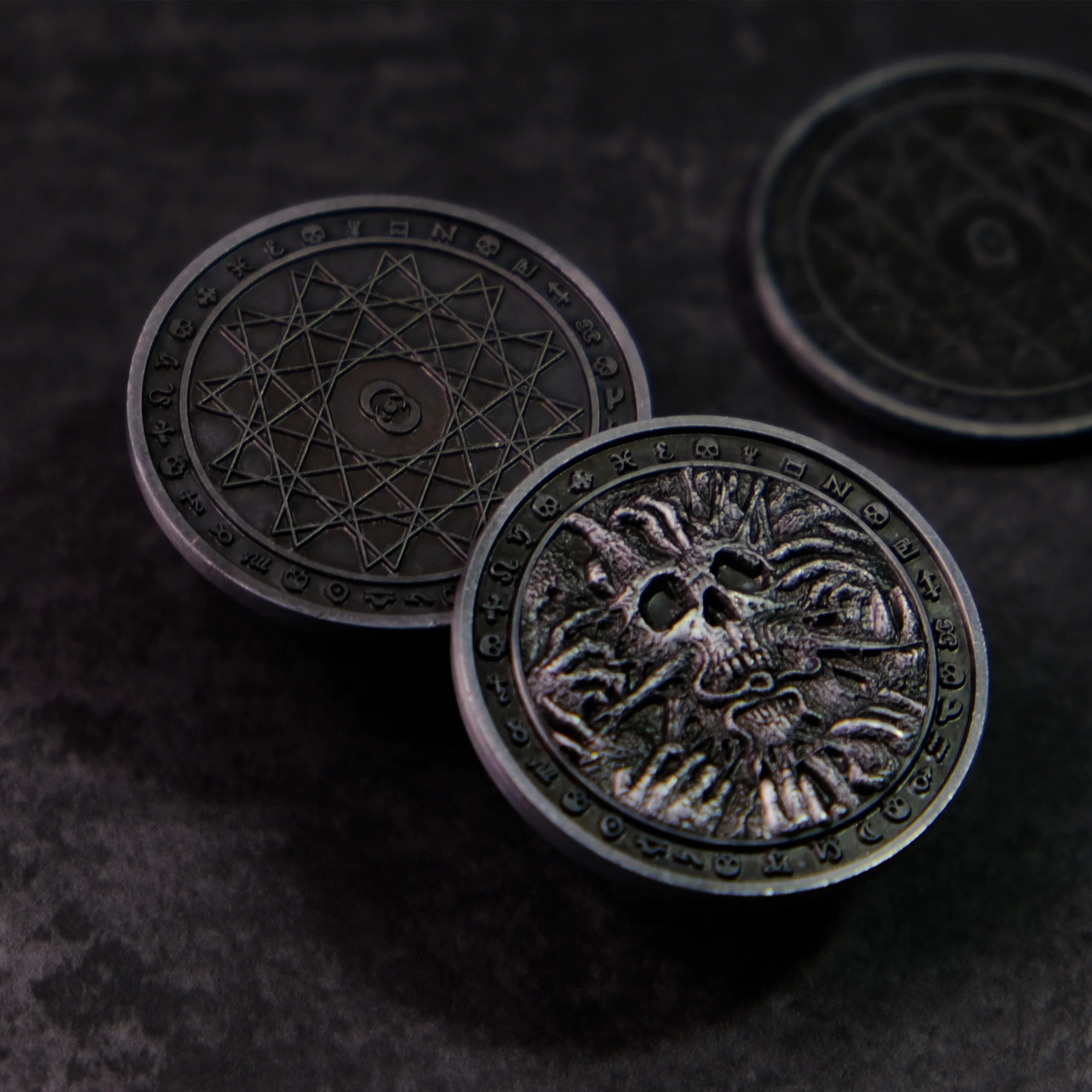 Shadowborn Dark Fantasy Collectible Metal Coins - Image 5