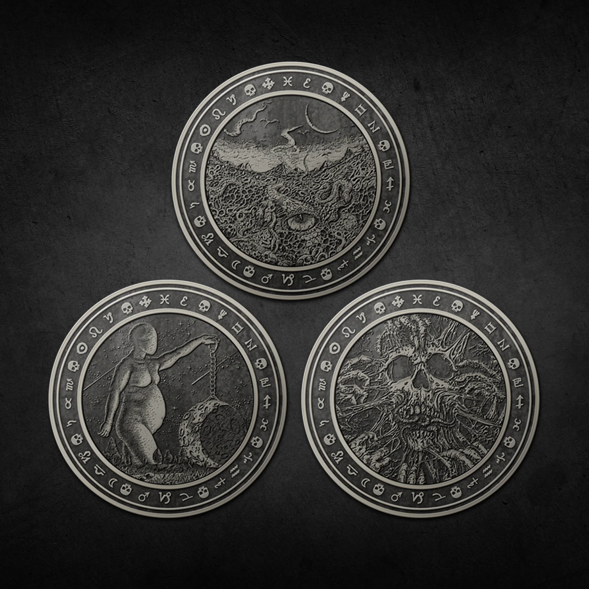 Shadowborn Dark Fantasy Collectible Metal Coins - Image 6