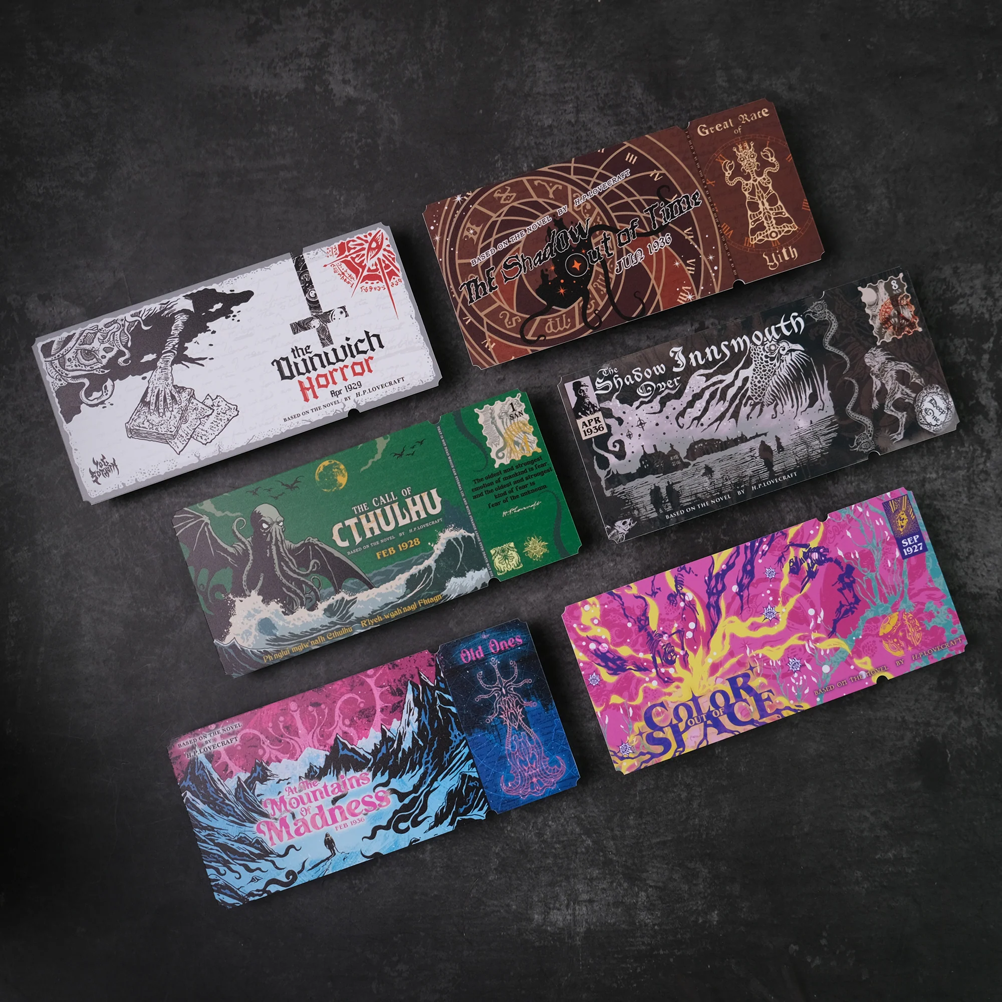 Stargazers Mirage Cthulhu Mythos PVC Ticket Bookmarks - Image 12