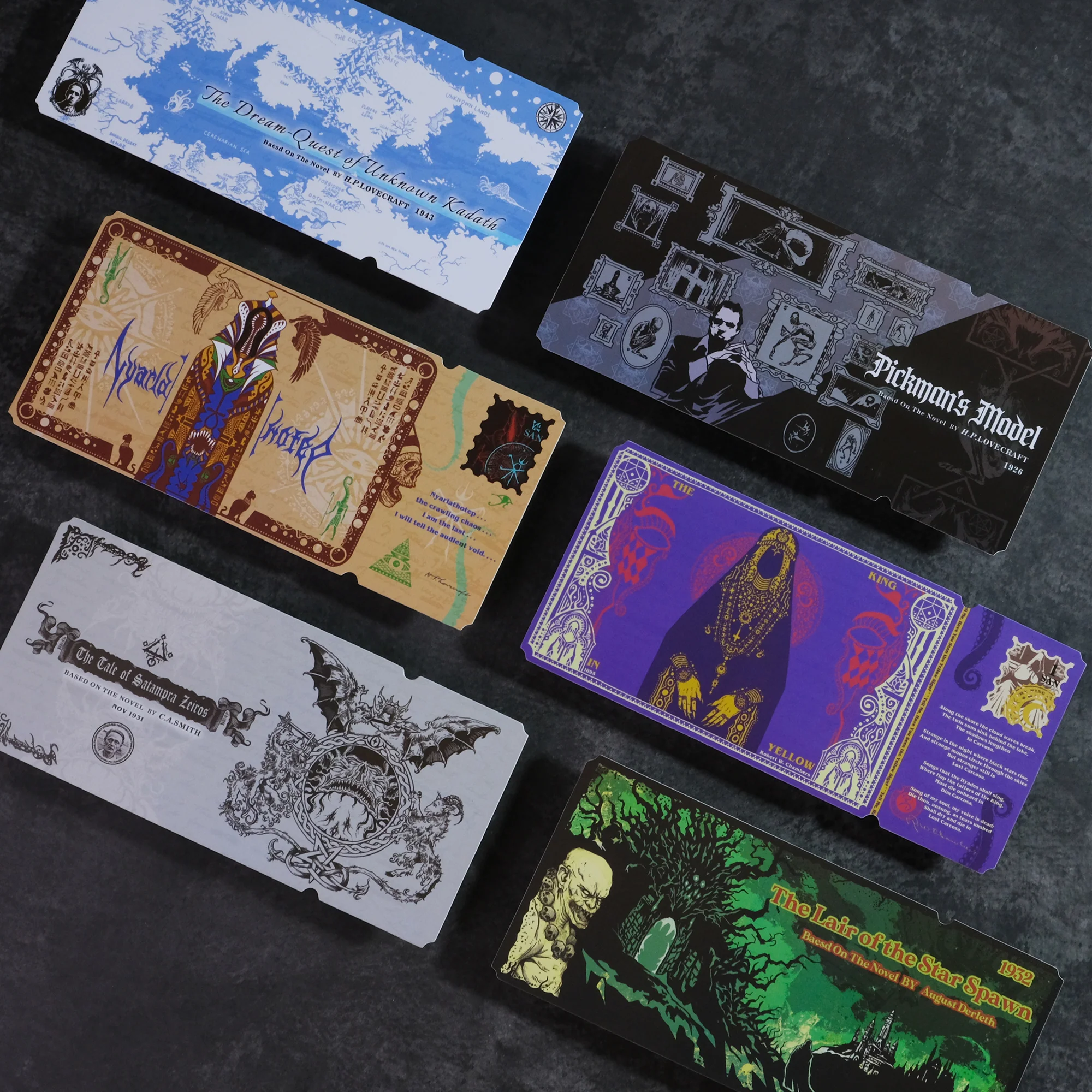 Stargazers Mirage Cthulhu Mythos PVC Ticket Bookmarks - Image 16