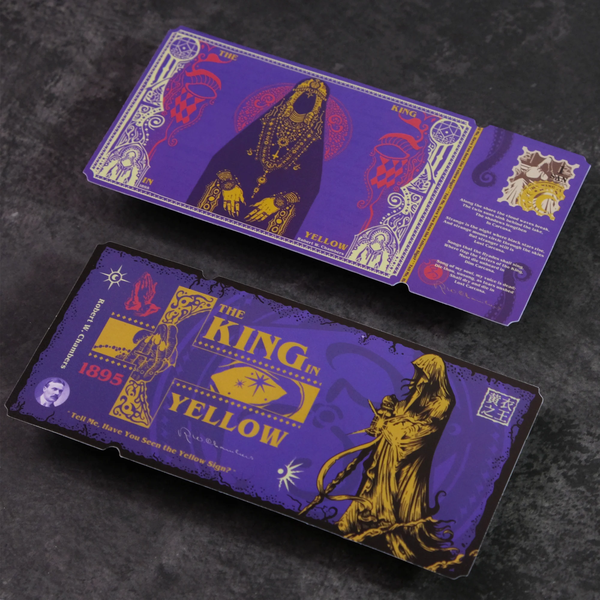 Stargazers Mirage Cthulhu Mythos PVC Ticket Bookmarks - Image 17