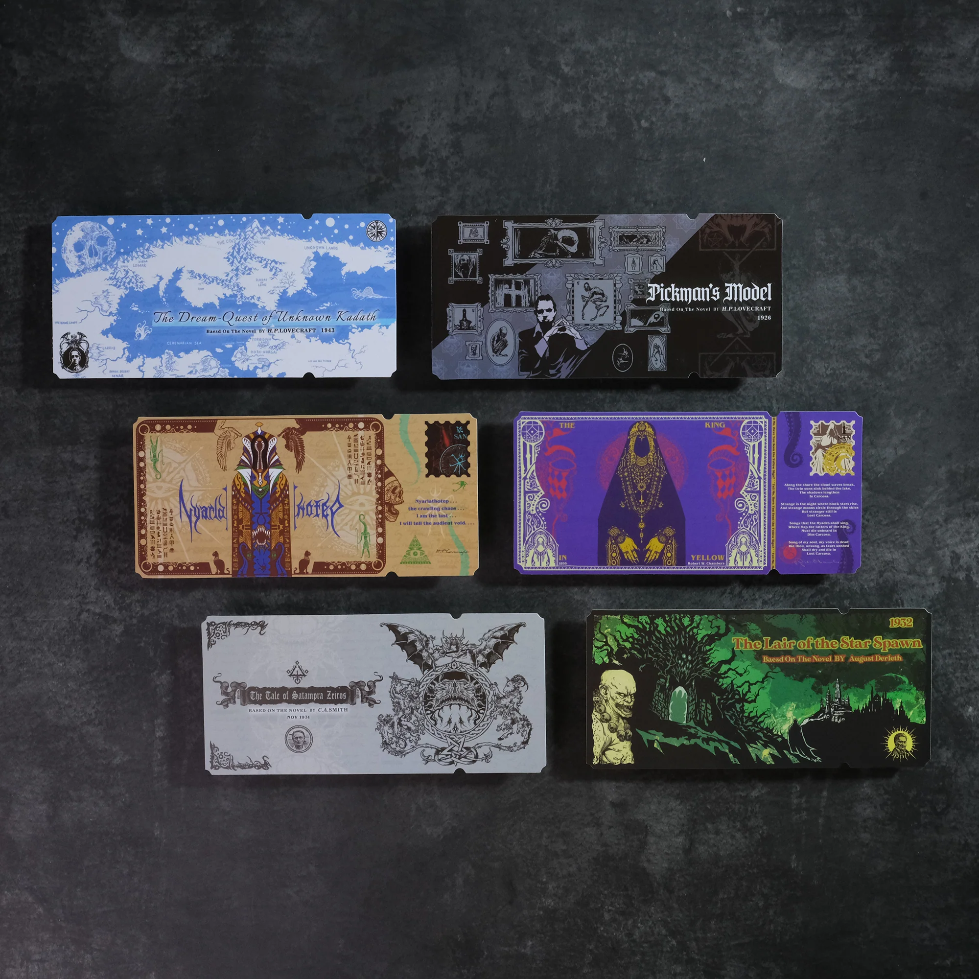 Stargazers Mirage Cthulhu Mythos PVC Ticket Bookmarks - Image 23