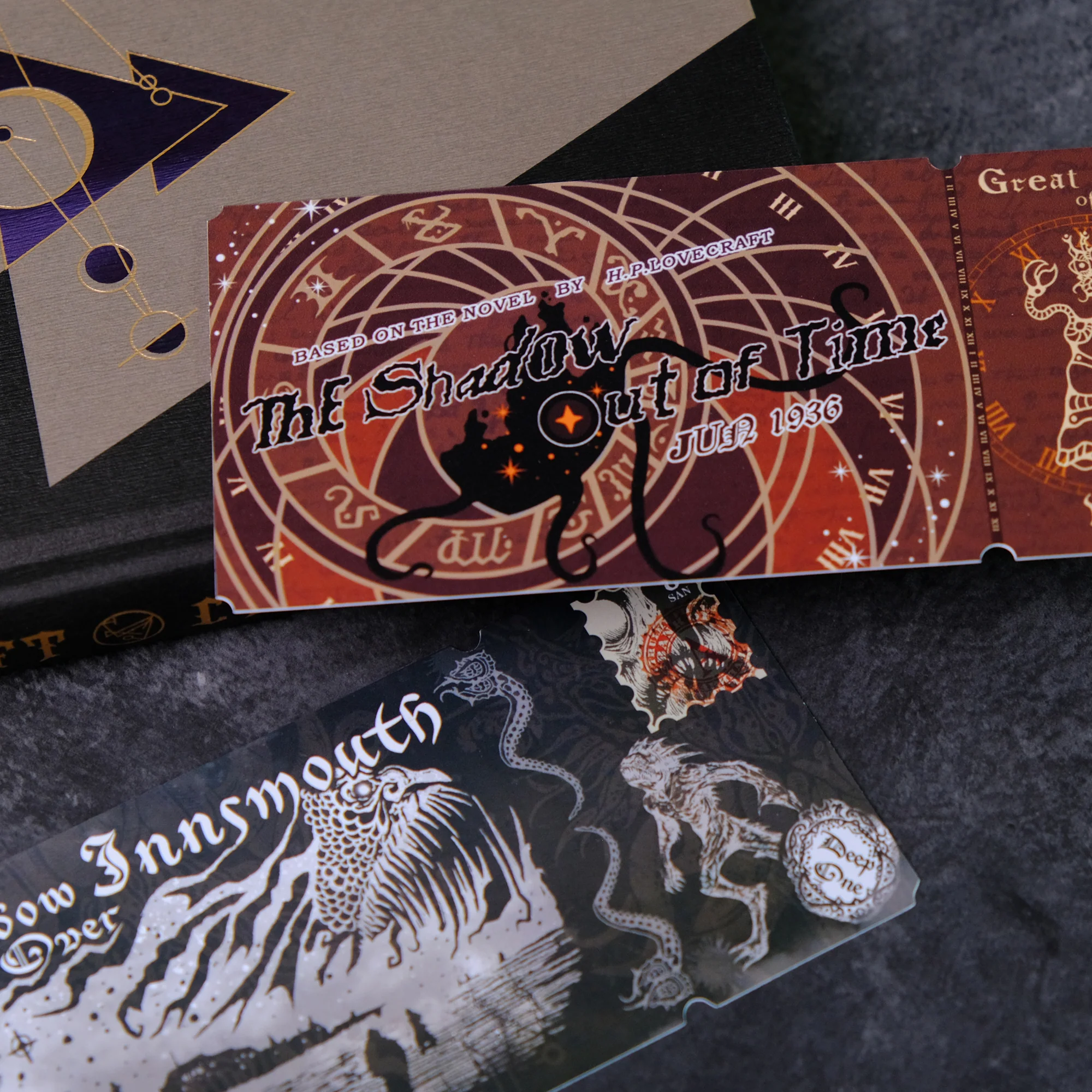 Stargazers Mirage Cthulhu Mythos PVC Ticket Bookmarks - Image 4