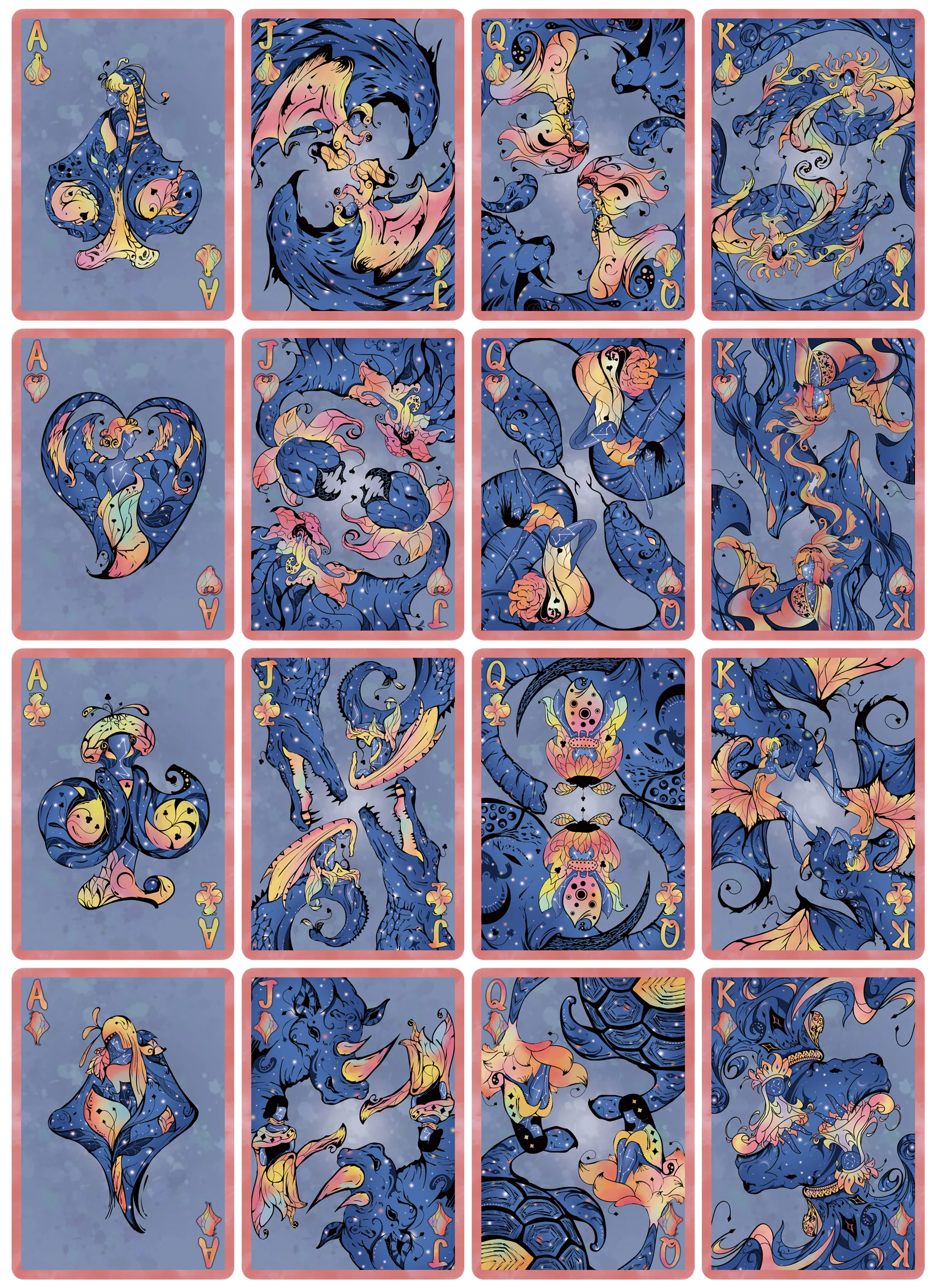 Starlight Butterfly Playing Cards - Image 3