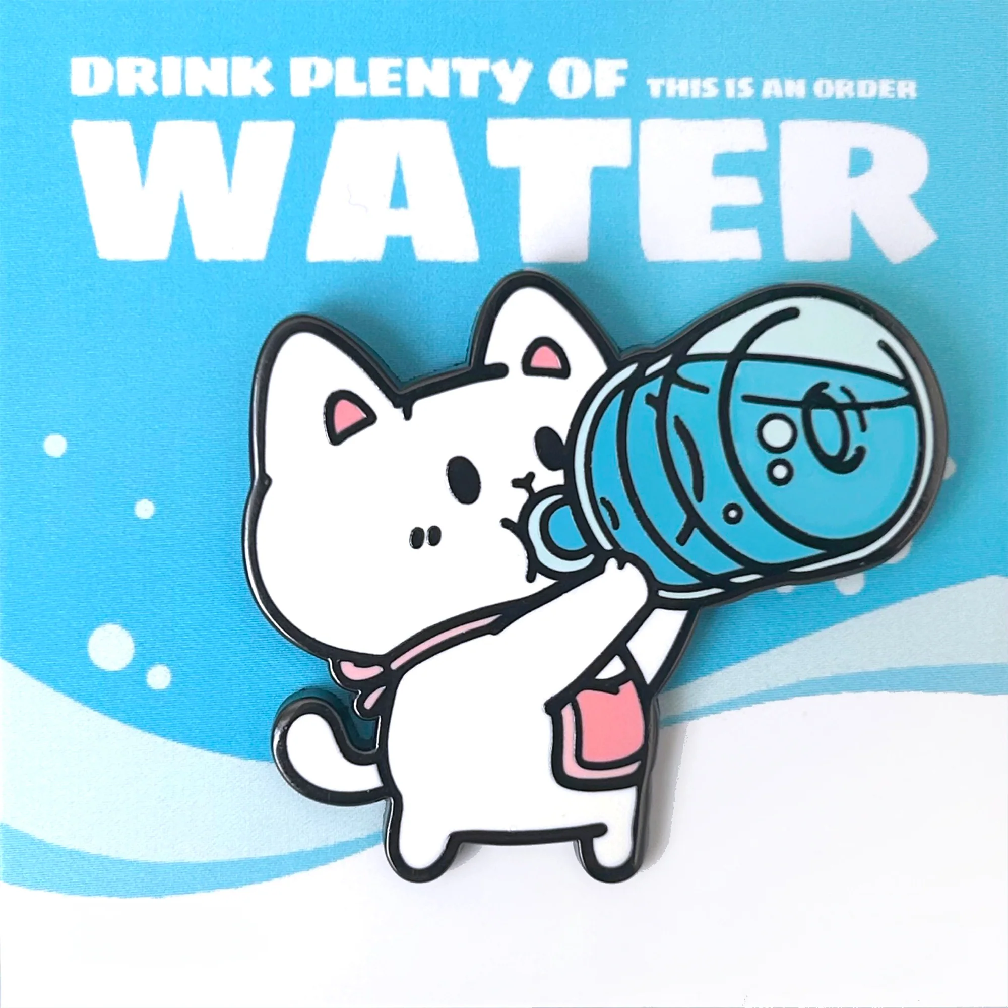 Stop! Mini Planet Enamel Pins Chill Cat Series - Image 4