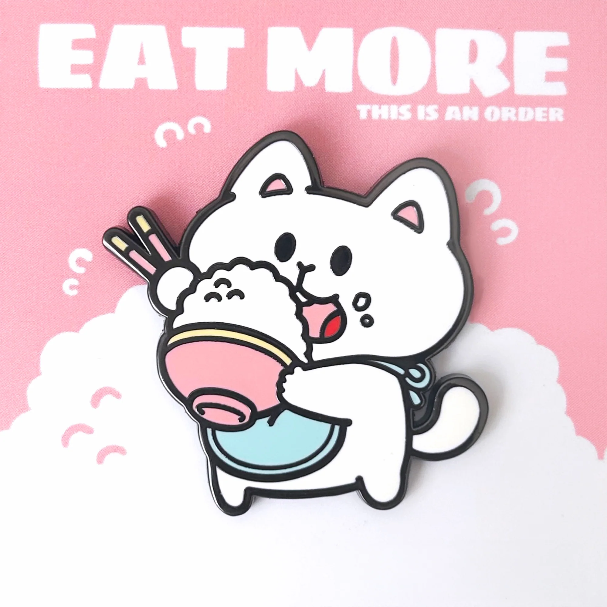 Stop! Mini Planet Enamel Pins Chill Cat Series - Image 6