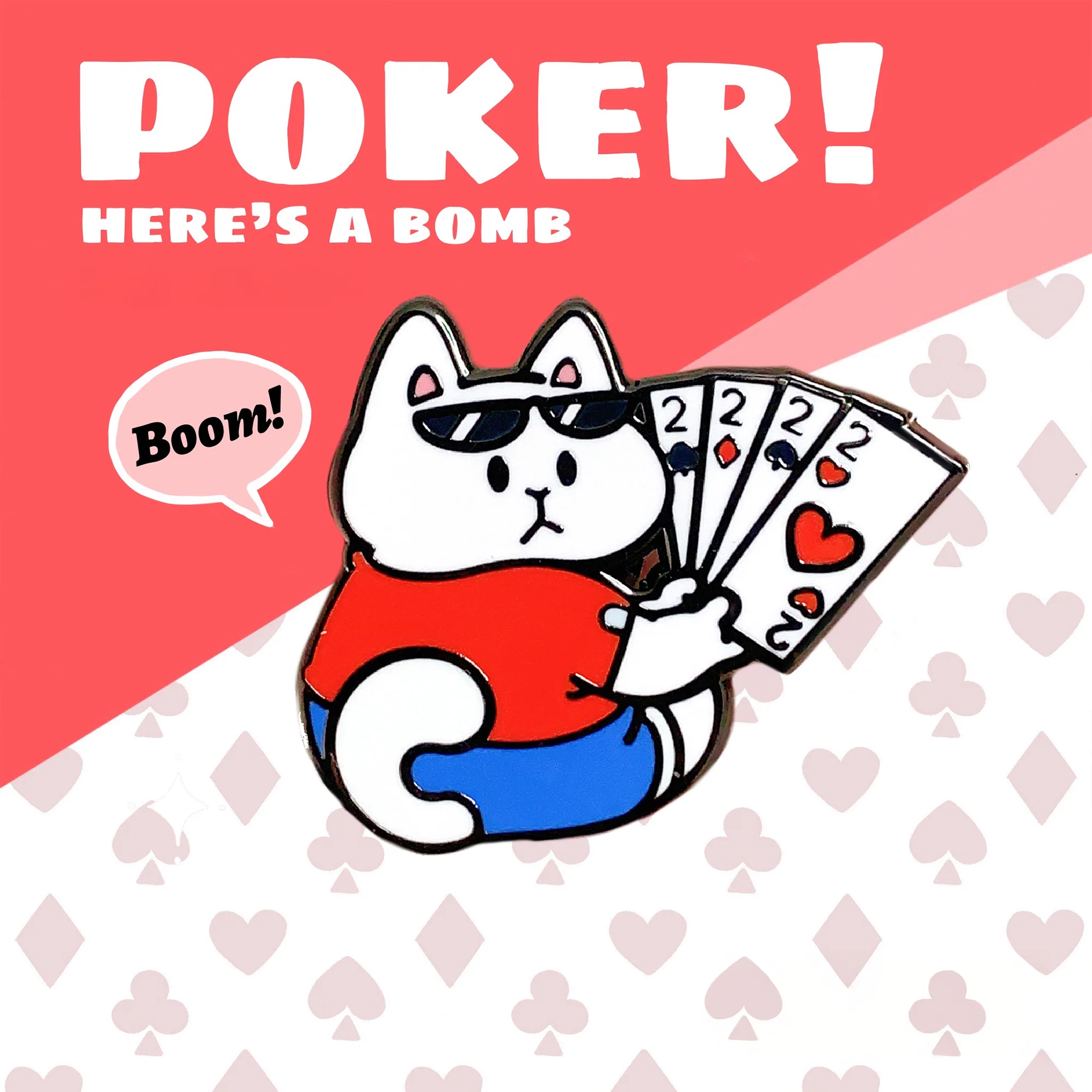 Stop! Mini Planet Enamel Pins Chill Cat Series - Image 9