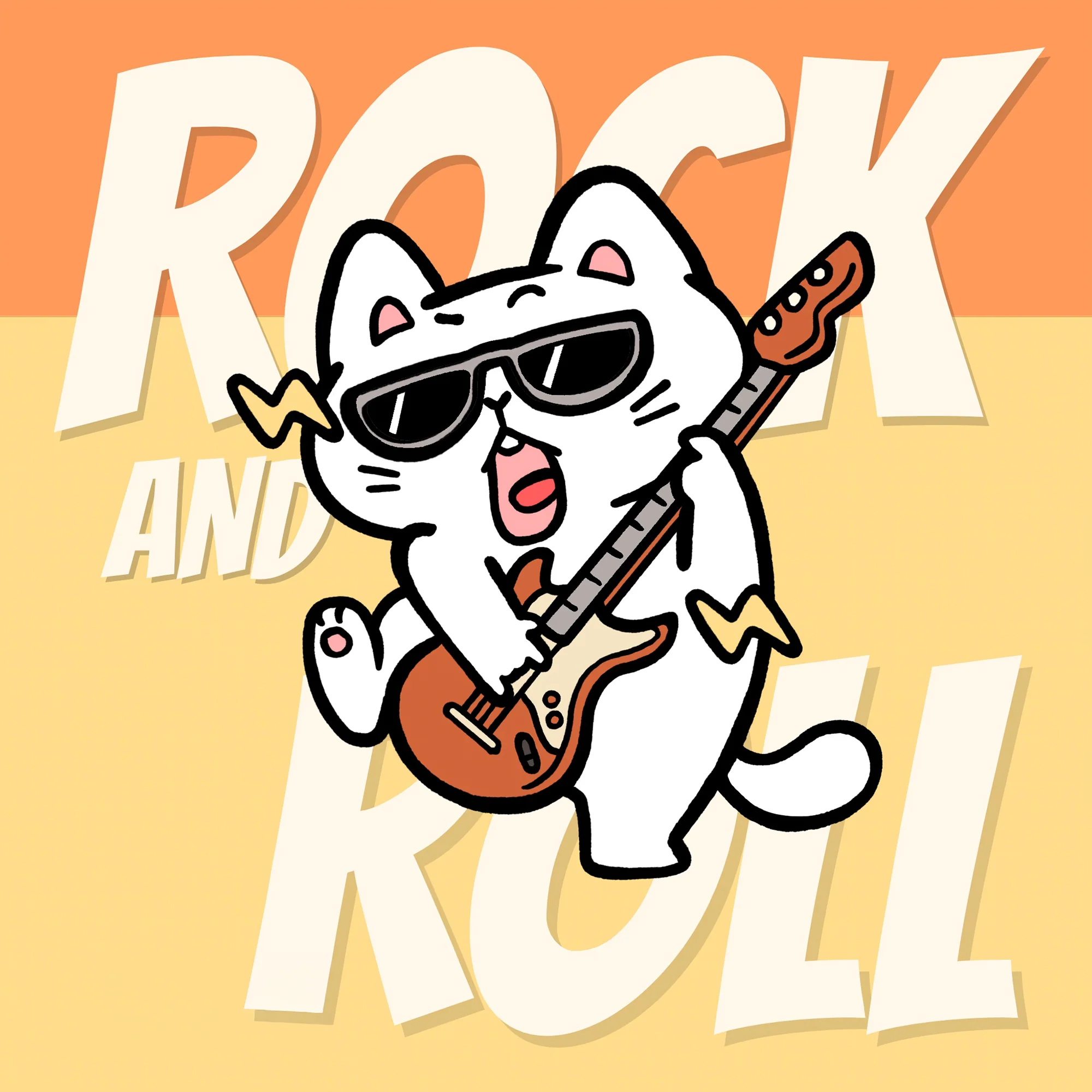 Stop! Mini Planet Enamel Pins Cool Cat Series - Image 5