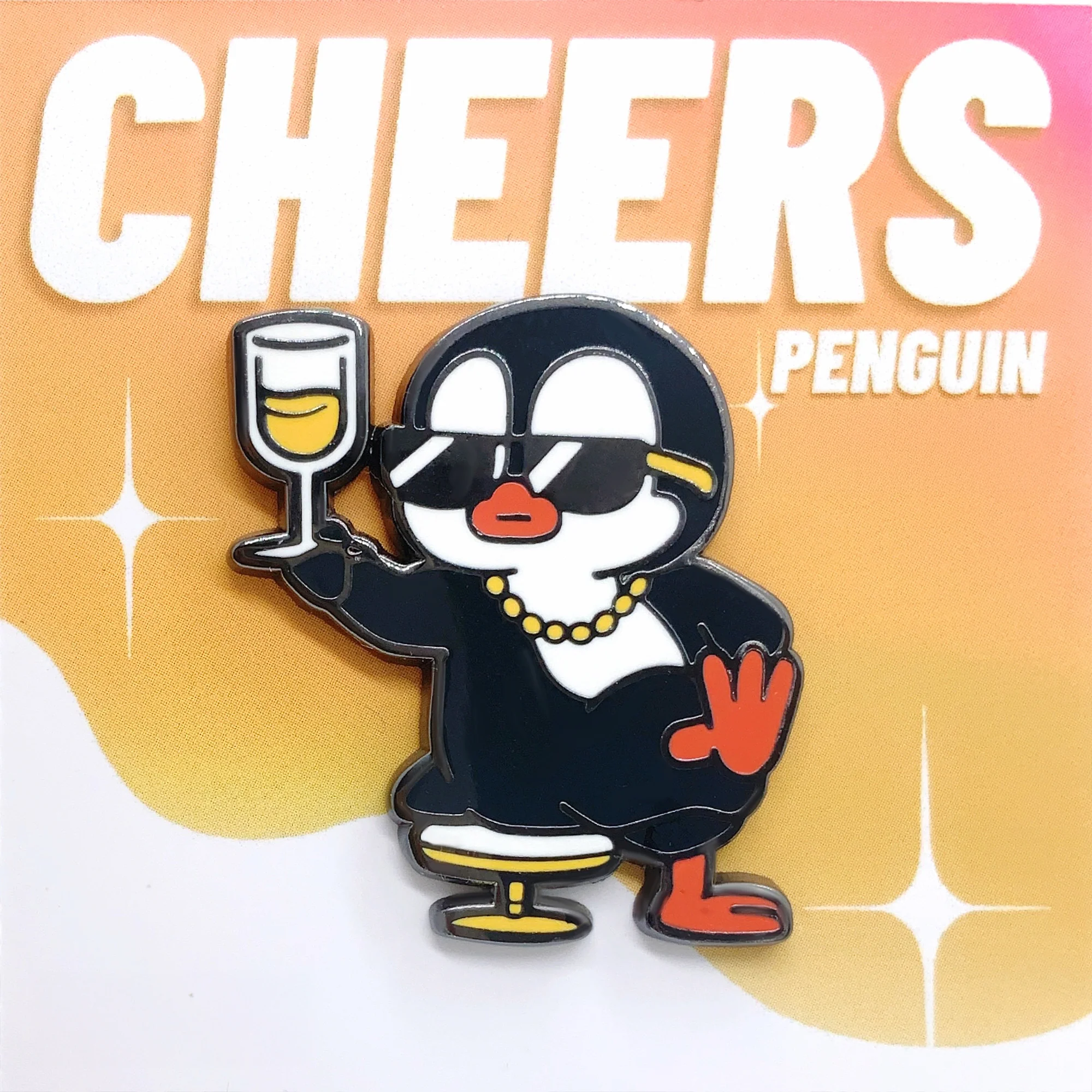 Stop! Mini Planet Enamel Pins Penguin Series - Image 3
