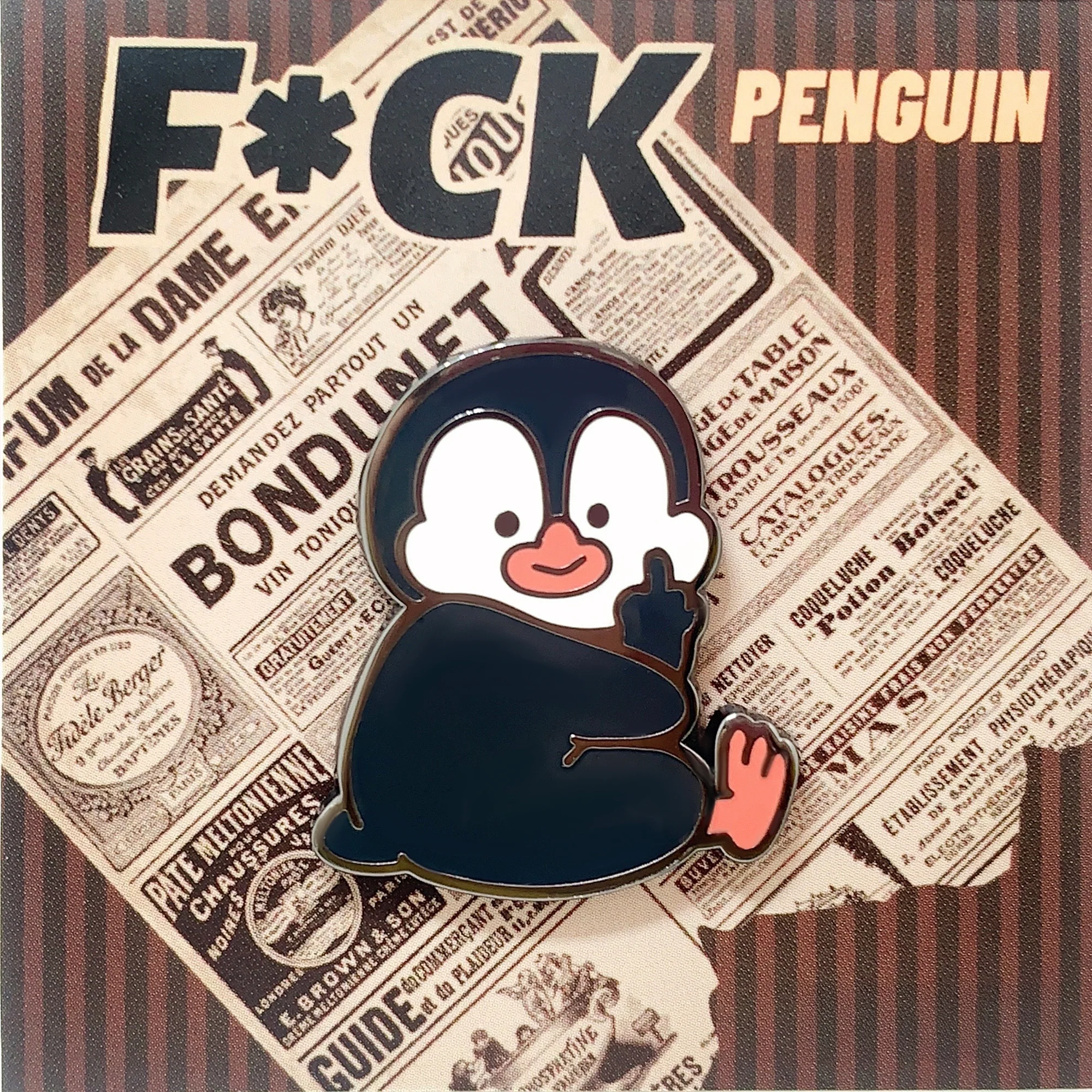 Stop! Mini Planet Enamel Pins Penguin Series - Image 5