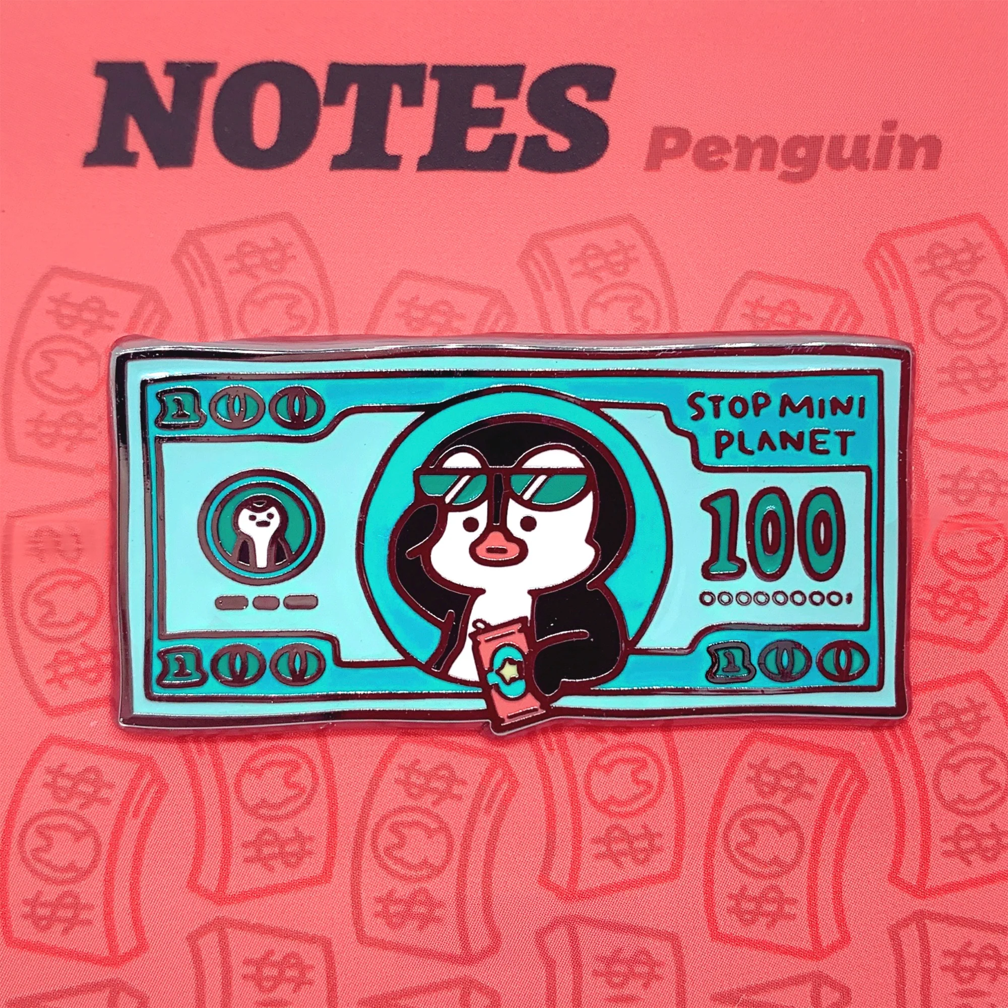 Stop! Mini Planet Enamel Pins Penguin Series - Image 8