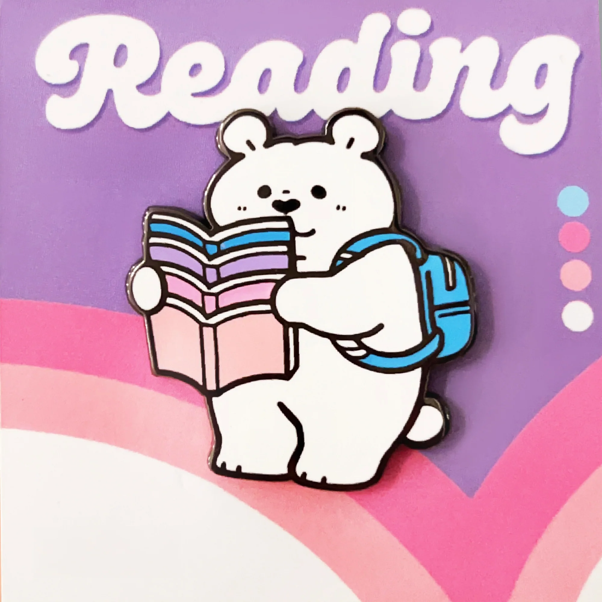 Stop! Mini Planet Enamel Pins Polar Bear Series - Image 8