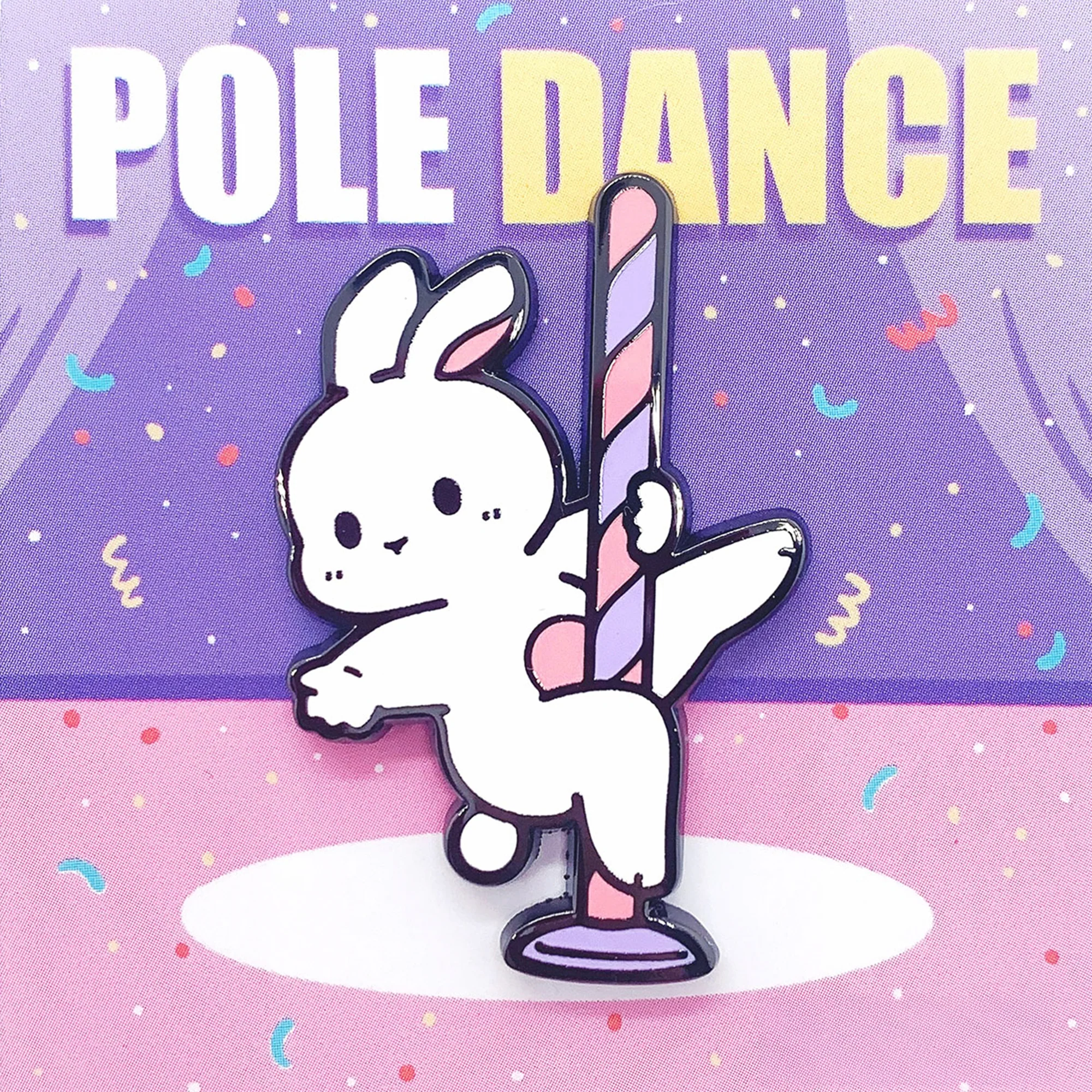 Stop! Mini Planet Enamel Pins Sexy Bunny Series - Image 3