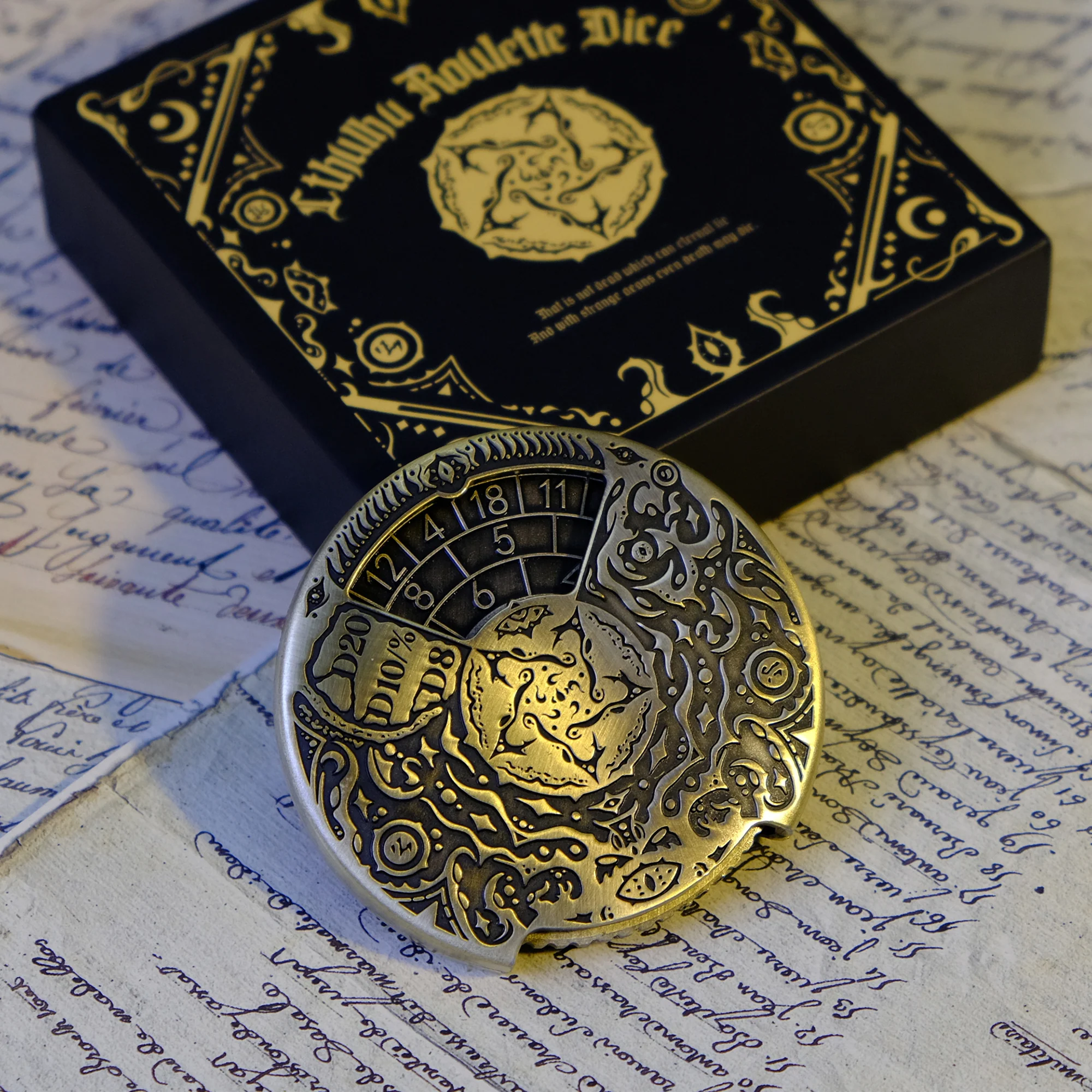 The Dream Wheel of R'lyeh 7-in-1 Cthulhu Roulette Dice - Image 8