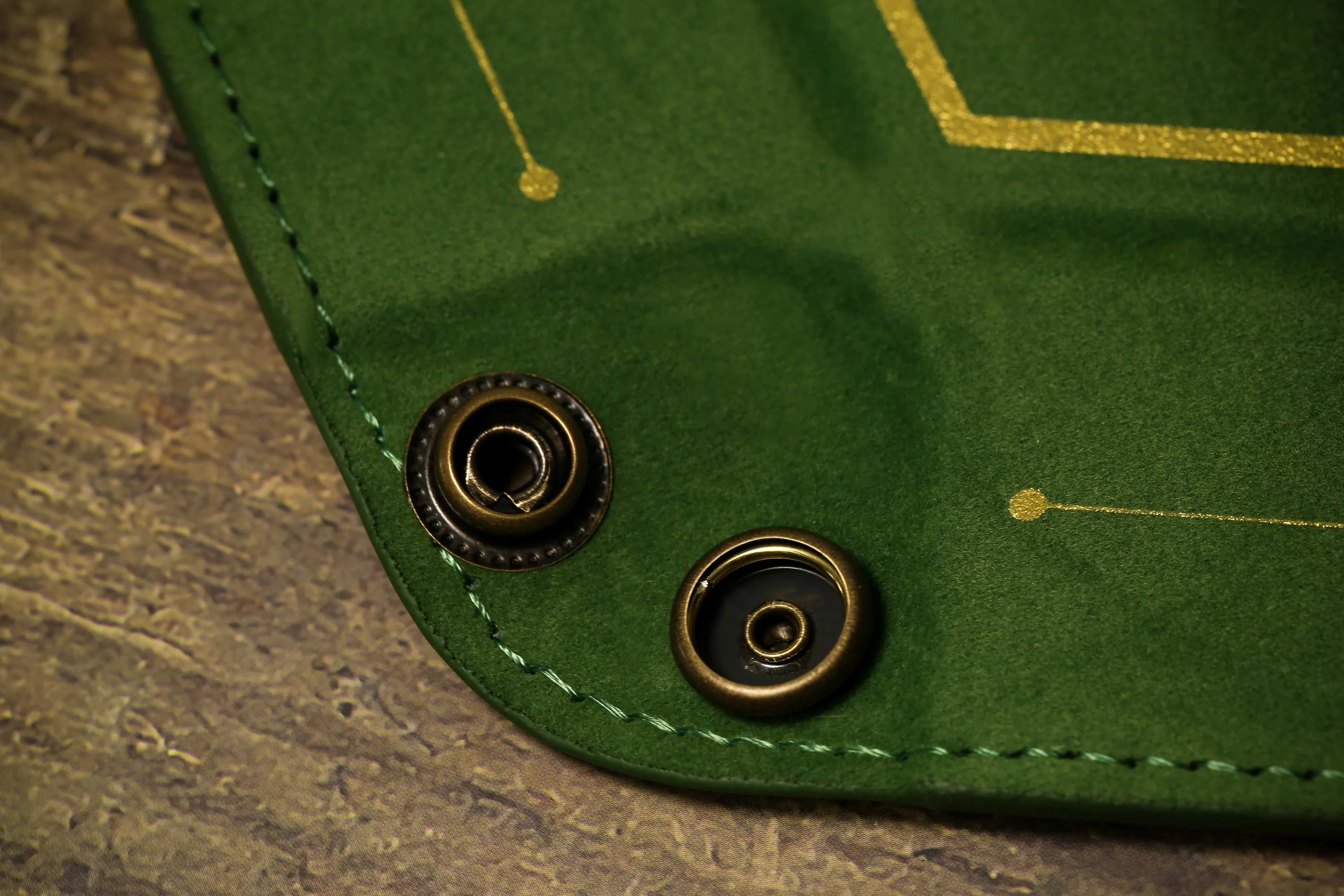 The Keeper of Arcane Lore Leather Dice Tray - Image 3