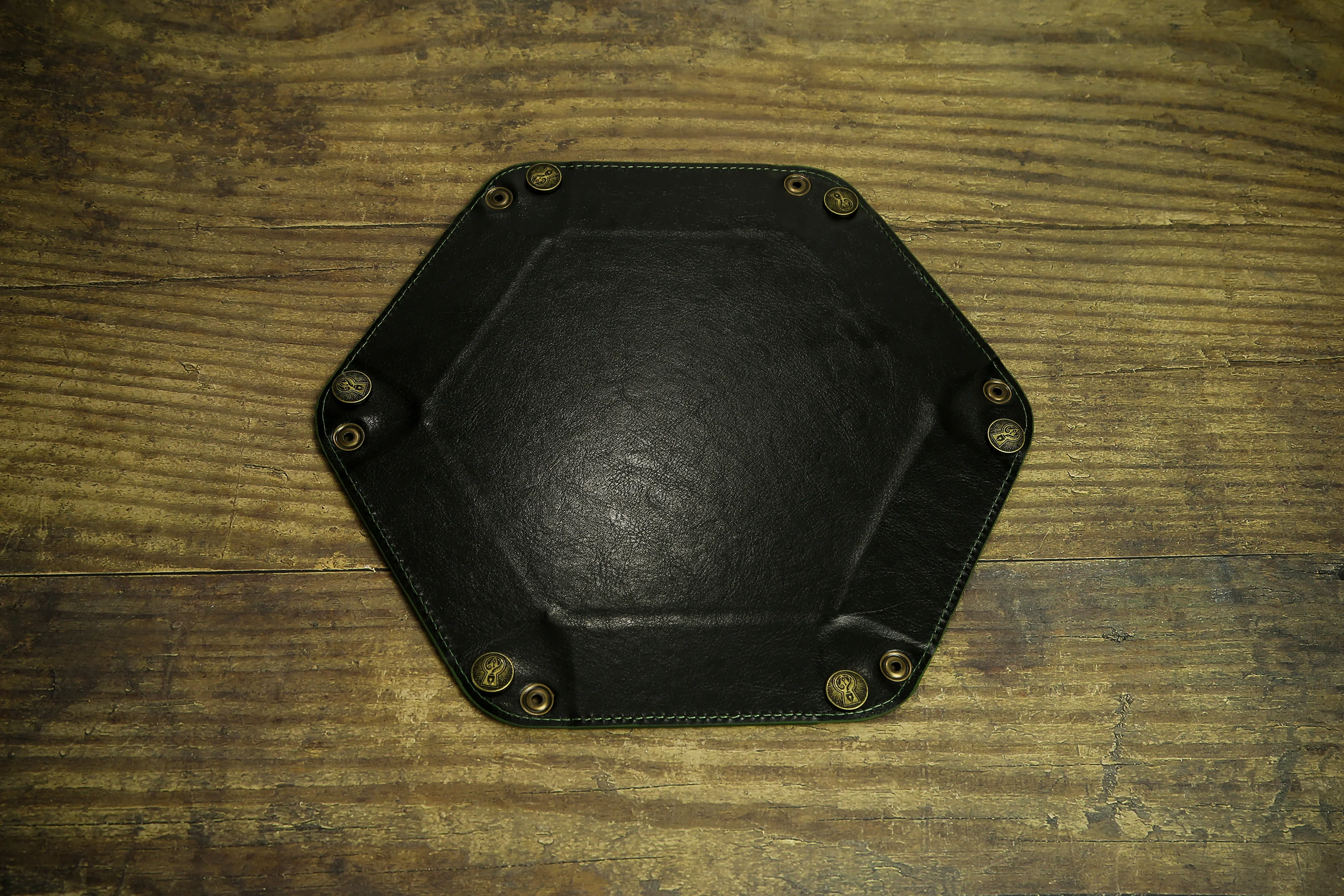 The Keeper of Arcane Lore Leather Dice Tray - Image 4