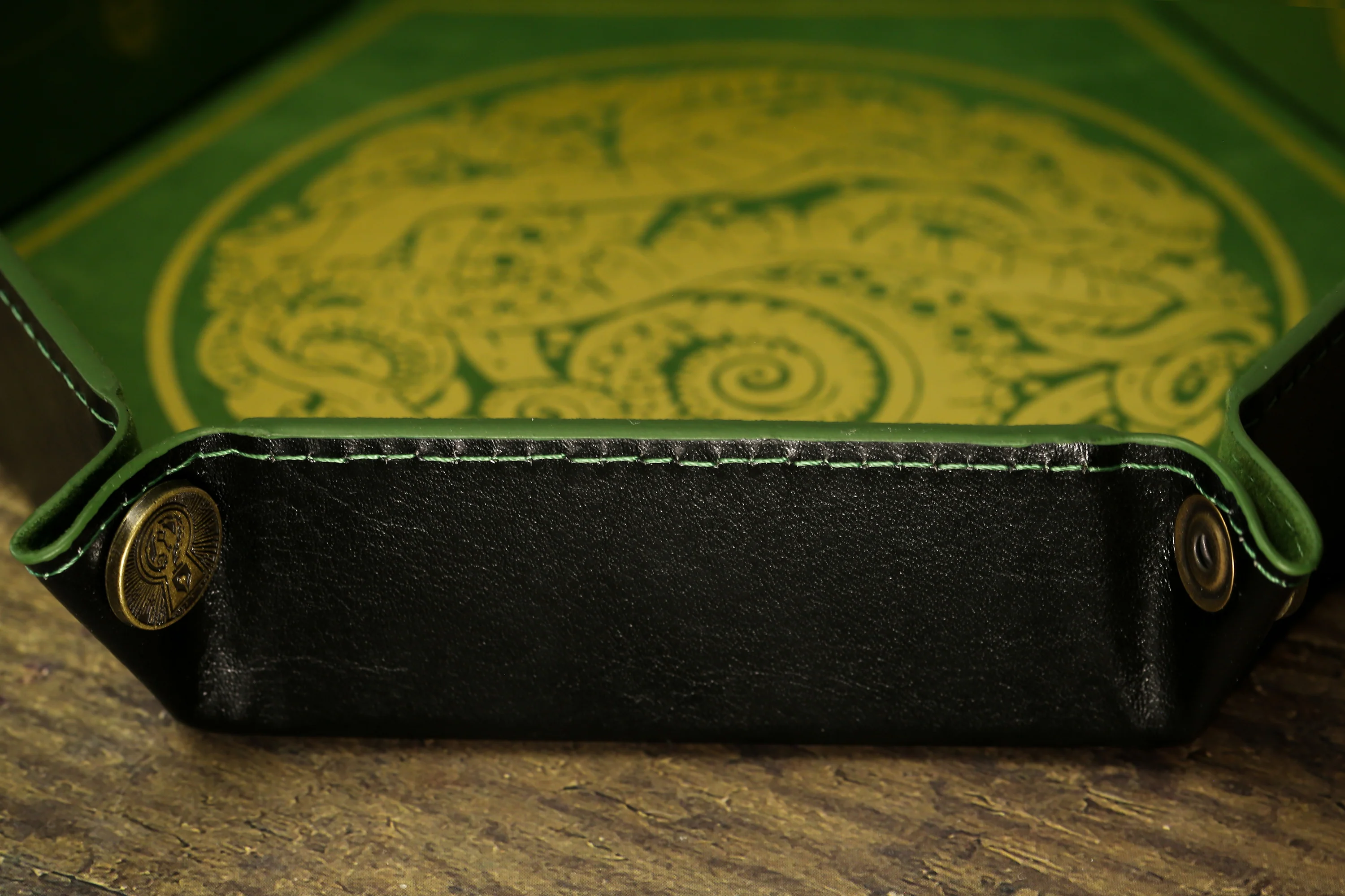 The Keeper of Arcane Lore Leather Dice Tray - Image 7