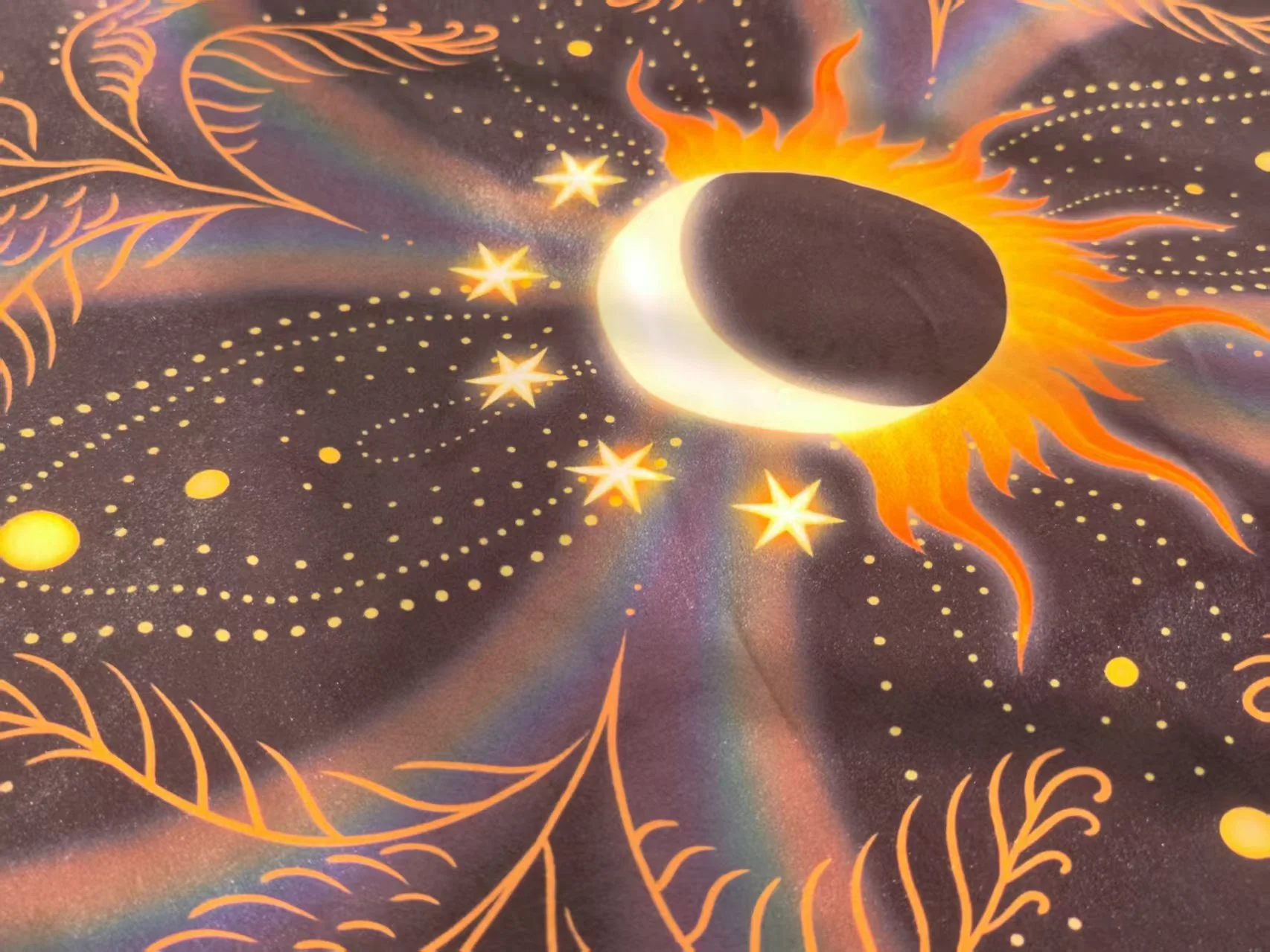 Uno with the Sun Tarot Cloth "Midnight Glow" - Image 3