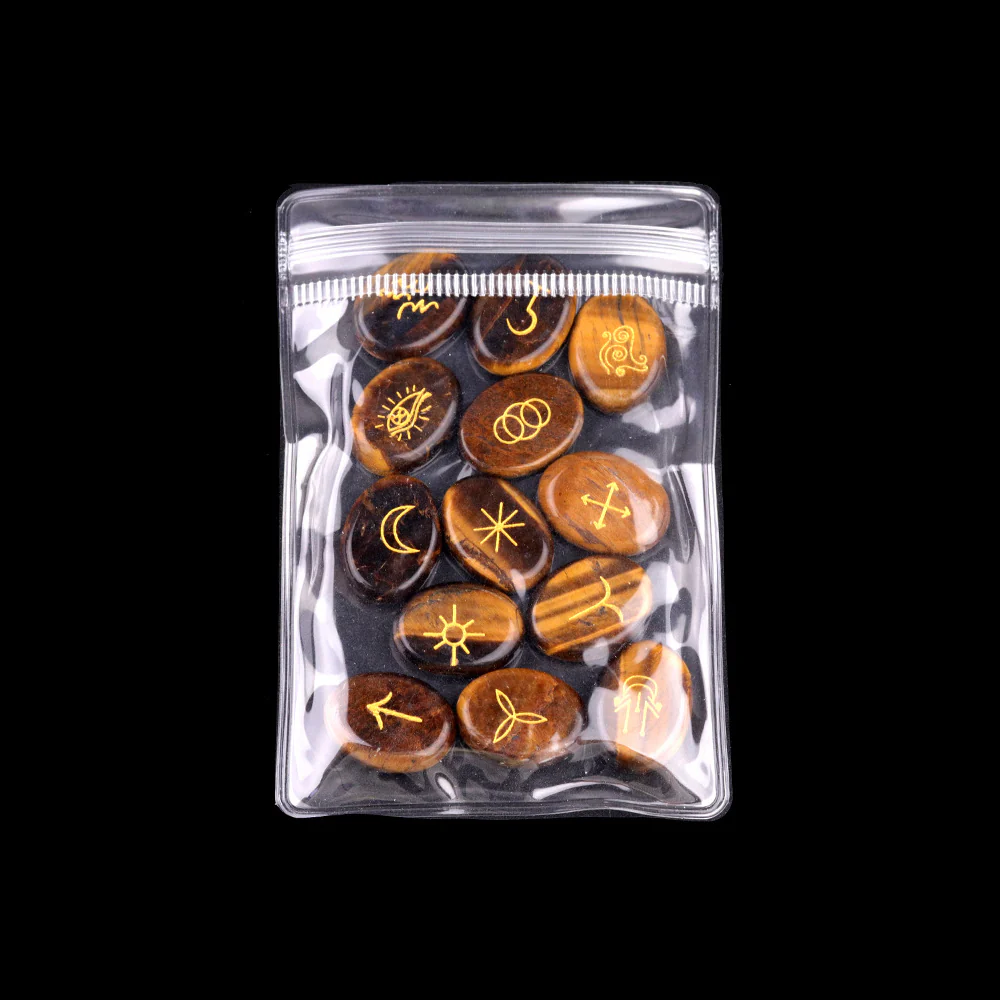 Witch's Cast Hybrid Crystal Rune Stones (13-Piece, Oval) - Image 5