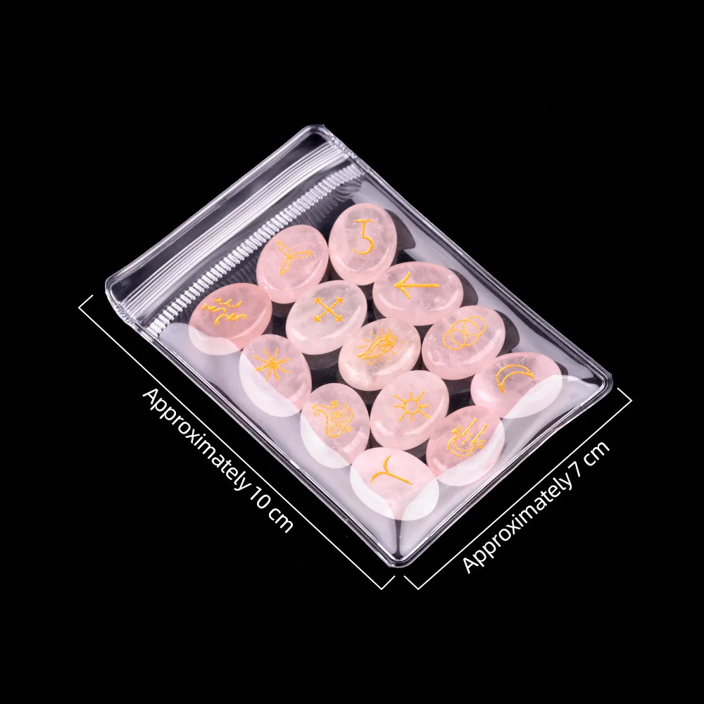 Witch's Cast Hybrid Crystal Rune Stones (13-Piece, Oval) - Image 6